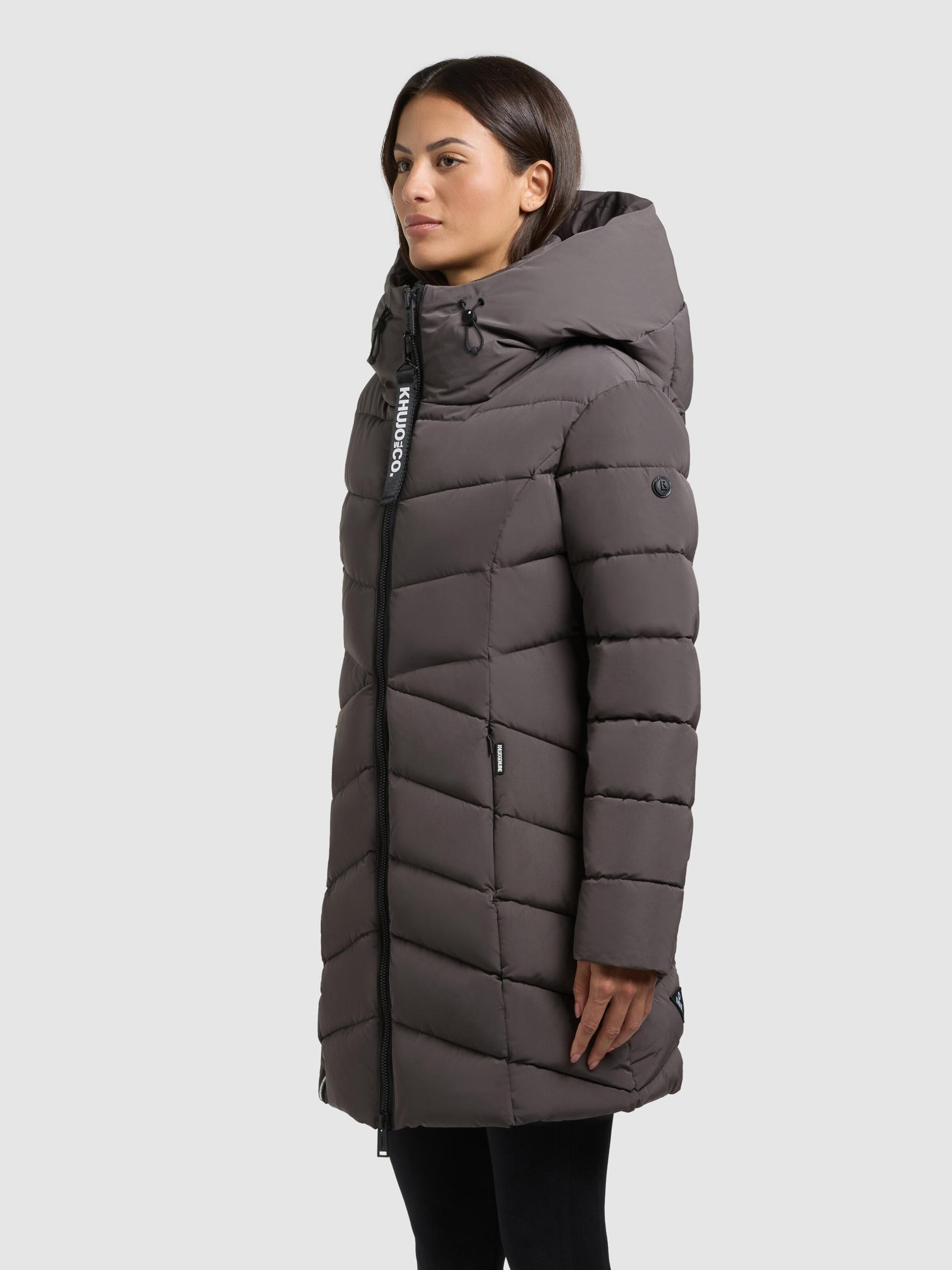 khujo Zimski plašč 'Dier' temno siva