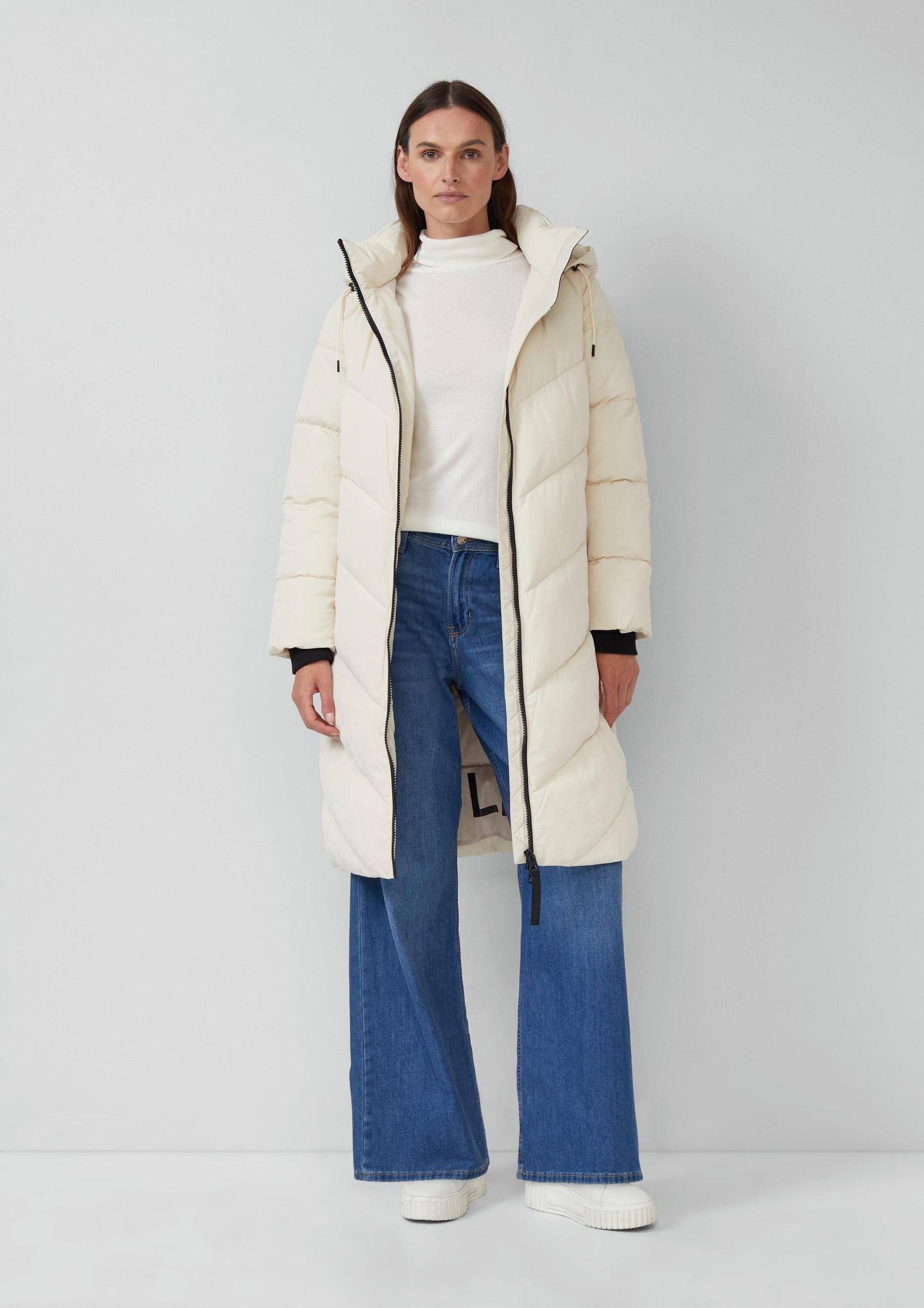 s.Oliver Zimski plašč bež / črna