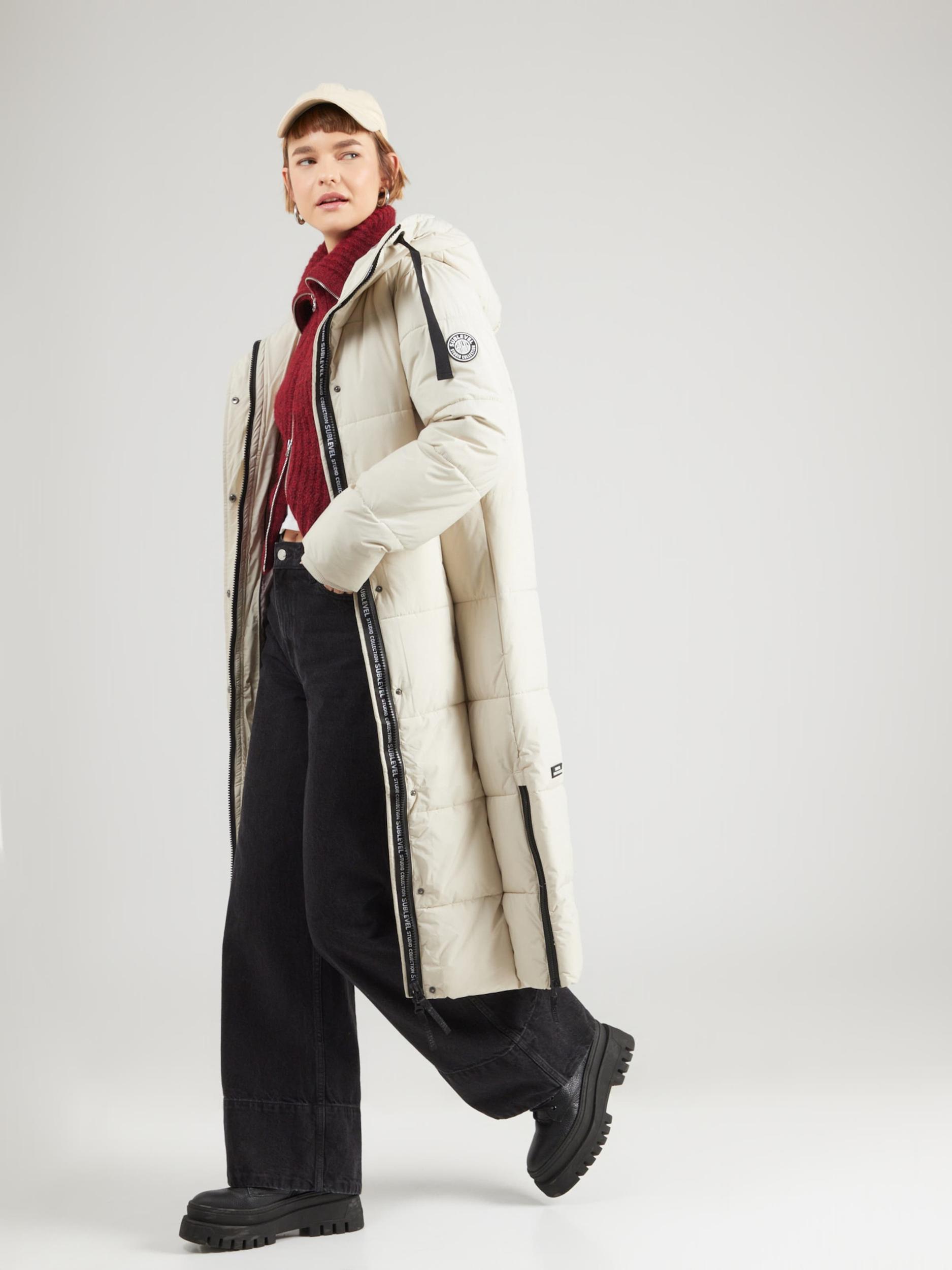 Sublevel Zimski plašč svetlo bež