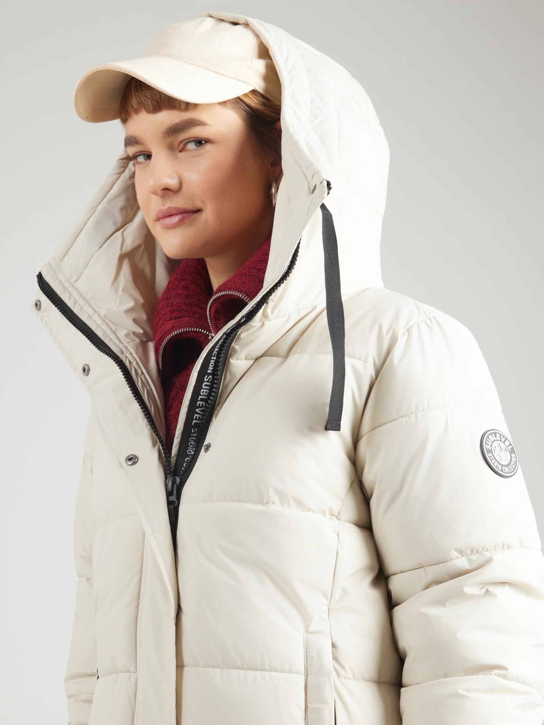 Sublevel Zimski plašč svetlo bež