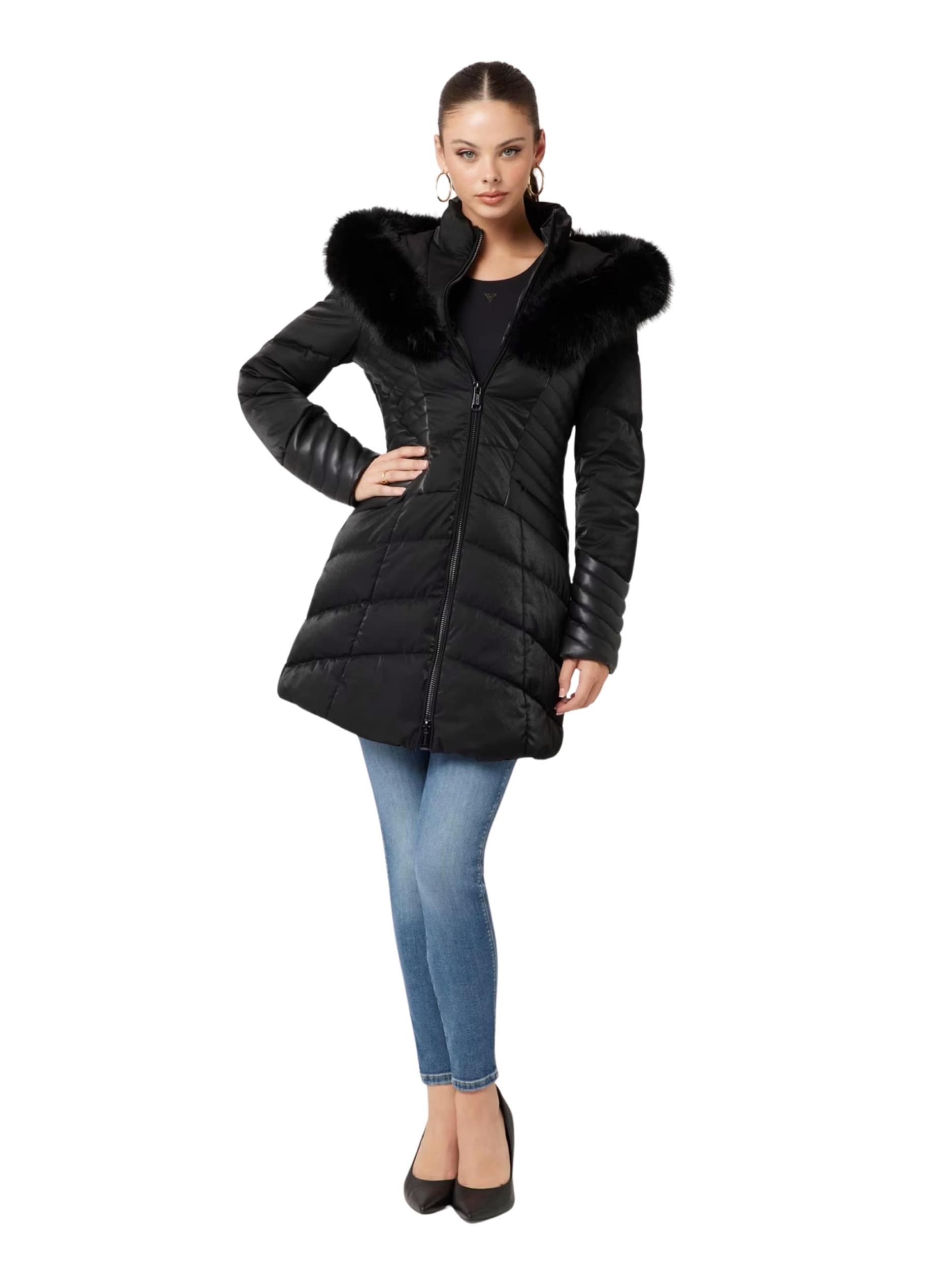 GUESS Zimski plašč 'NEW OXANA' črna