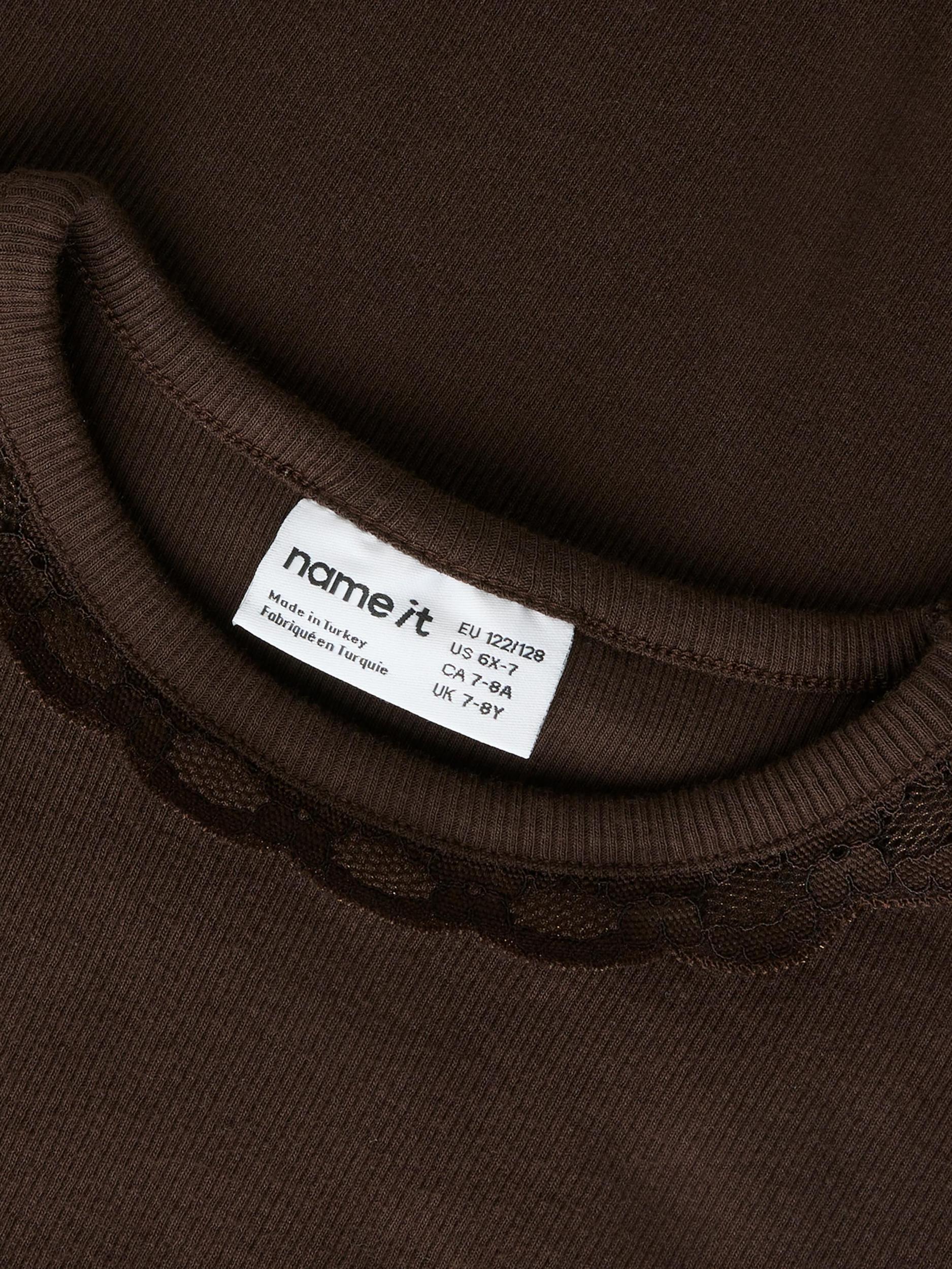 NAME IT Majica 'NKFBelisa' čokolada