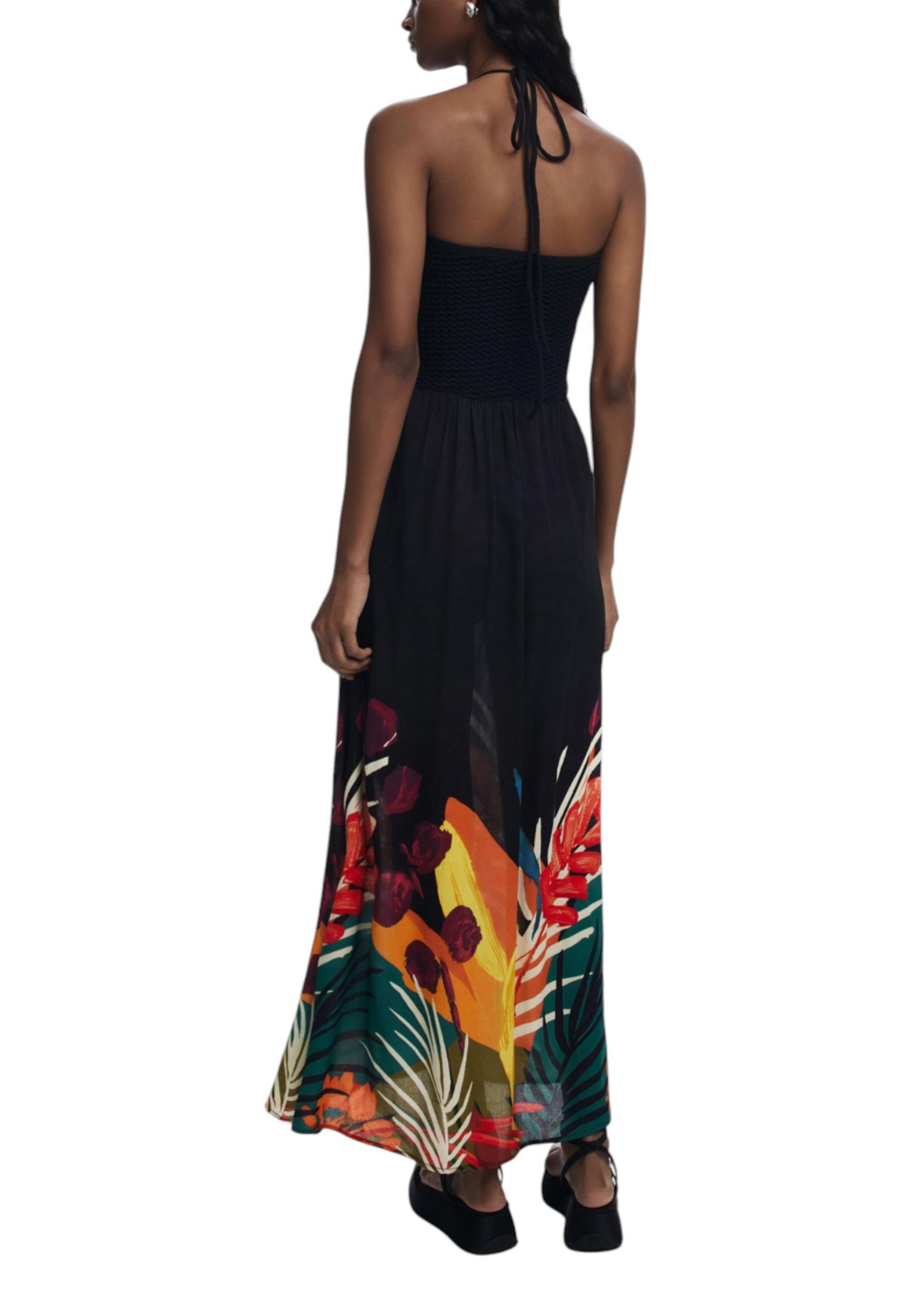 Desigual cvetlična maksi obleka