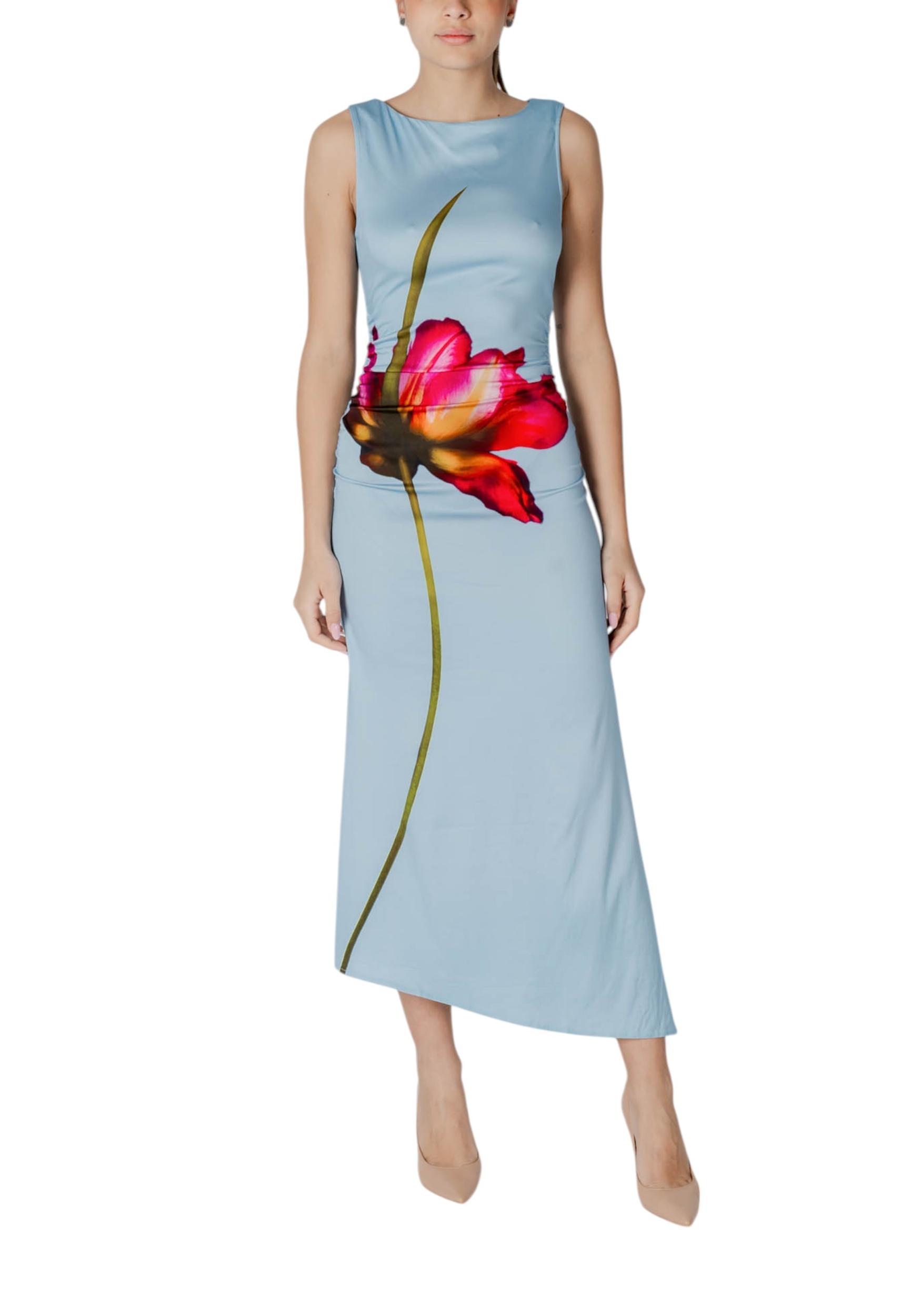 Desigual dolga obleka s cvetličnim vzorcem