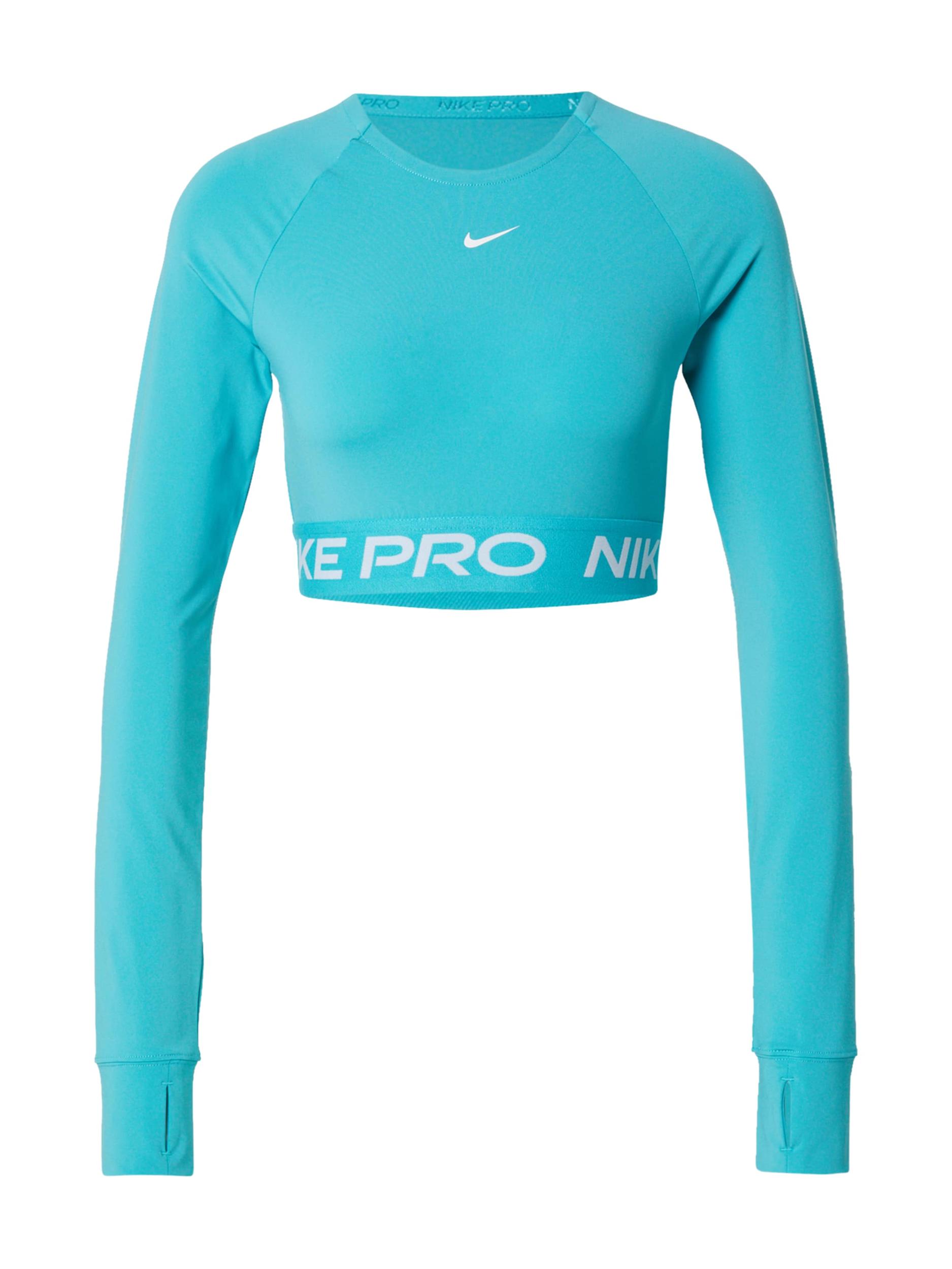 NIKE Funkcionalna majica 'PRO DF 365' turkizna / bela