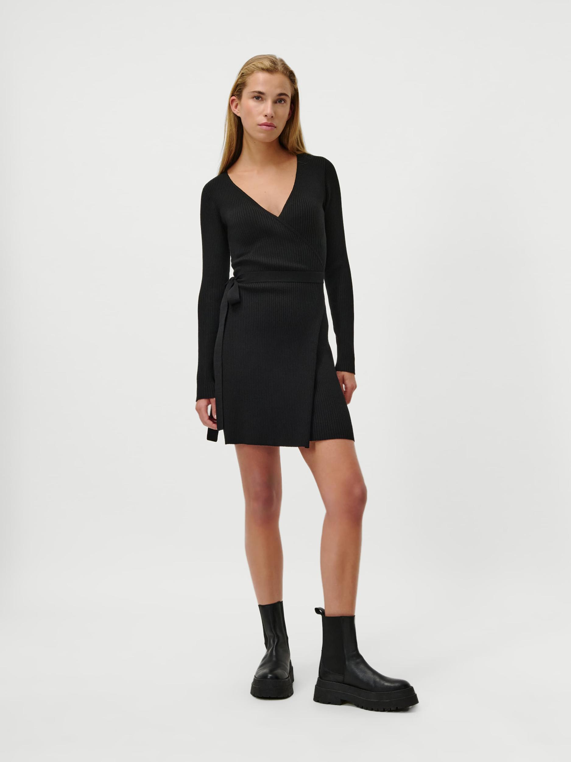 LeGer by Lena Gercke Pletena obleka 'Effie' črna