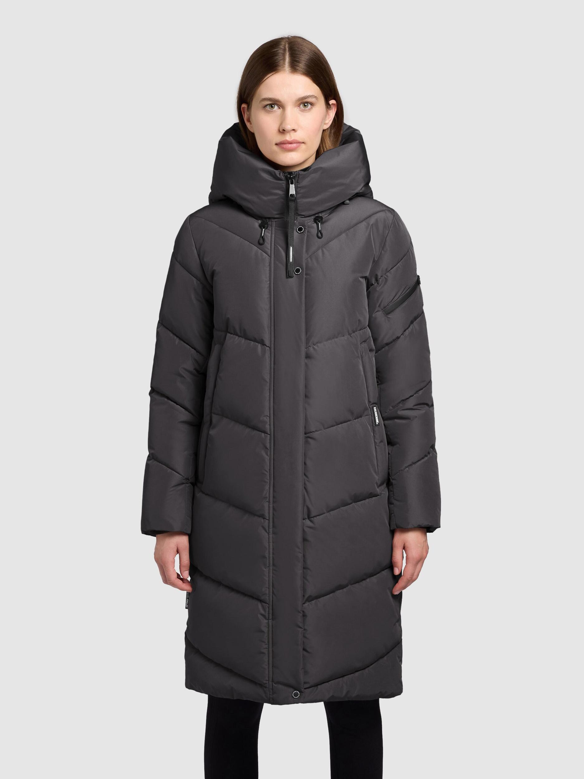 khujo Zimski plašč 'Jange' siva