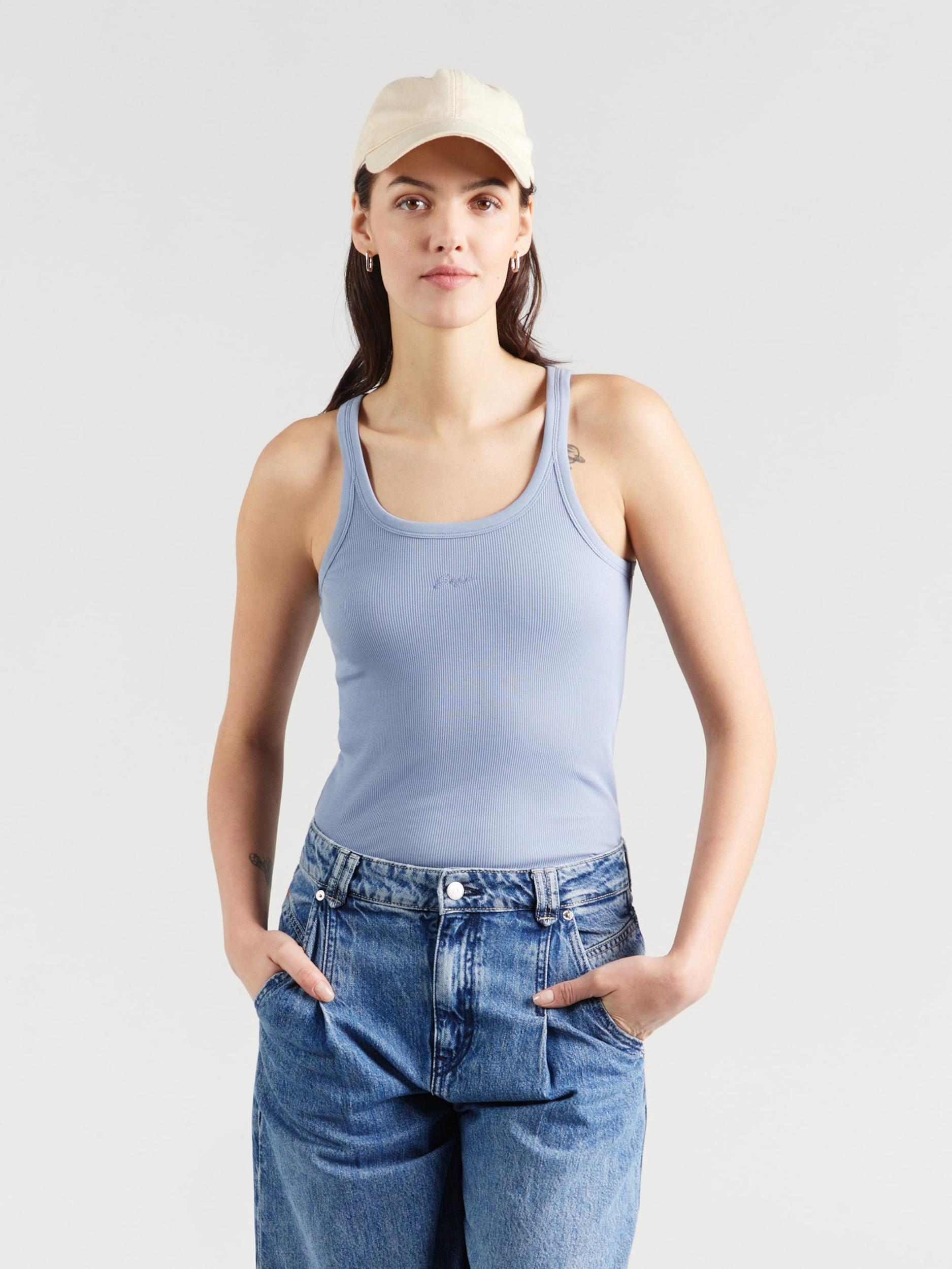 BOSS Top 'C_Epetite' golobje modra