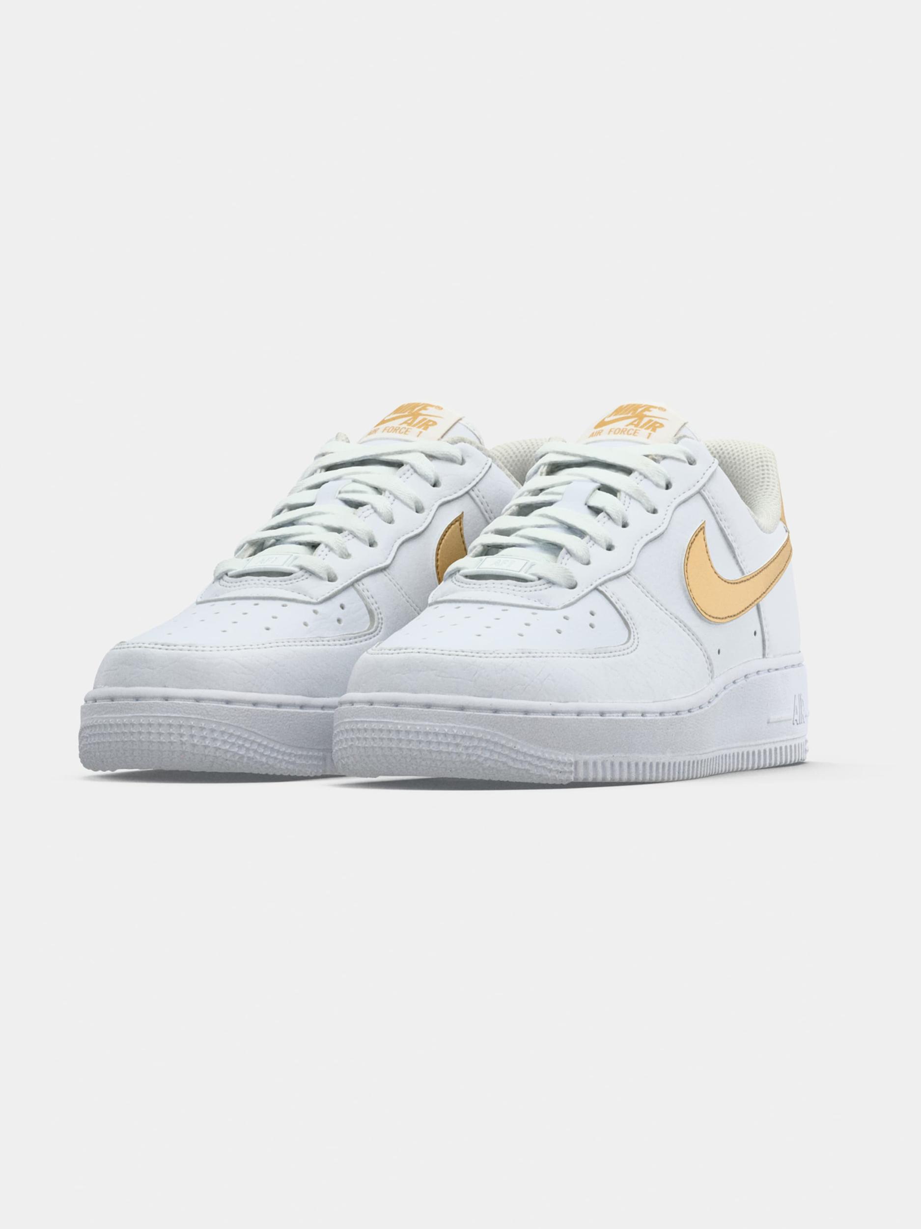 Nike Sportswear Nizke superge 'Air Force 1 '07 Better' zlata / bela