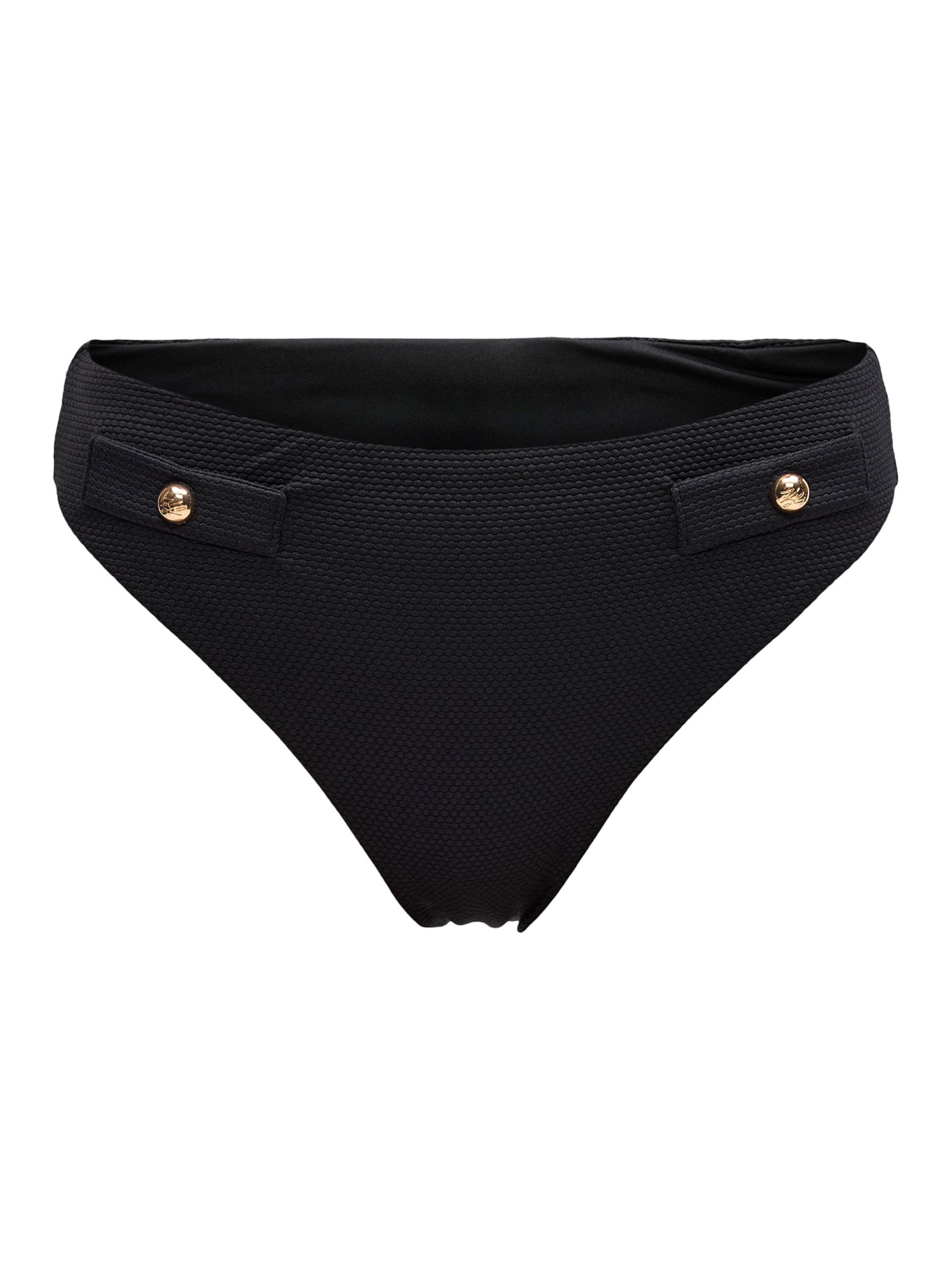 Karl Lagerfeld Bikini hlačke 'Hotel' črna
