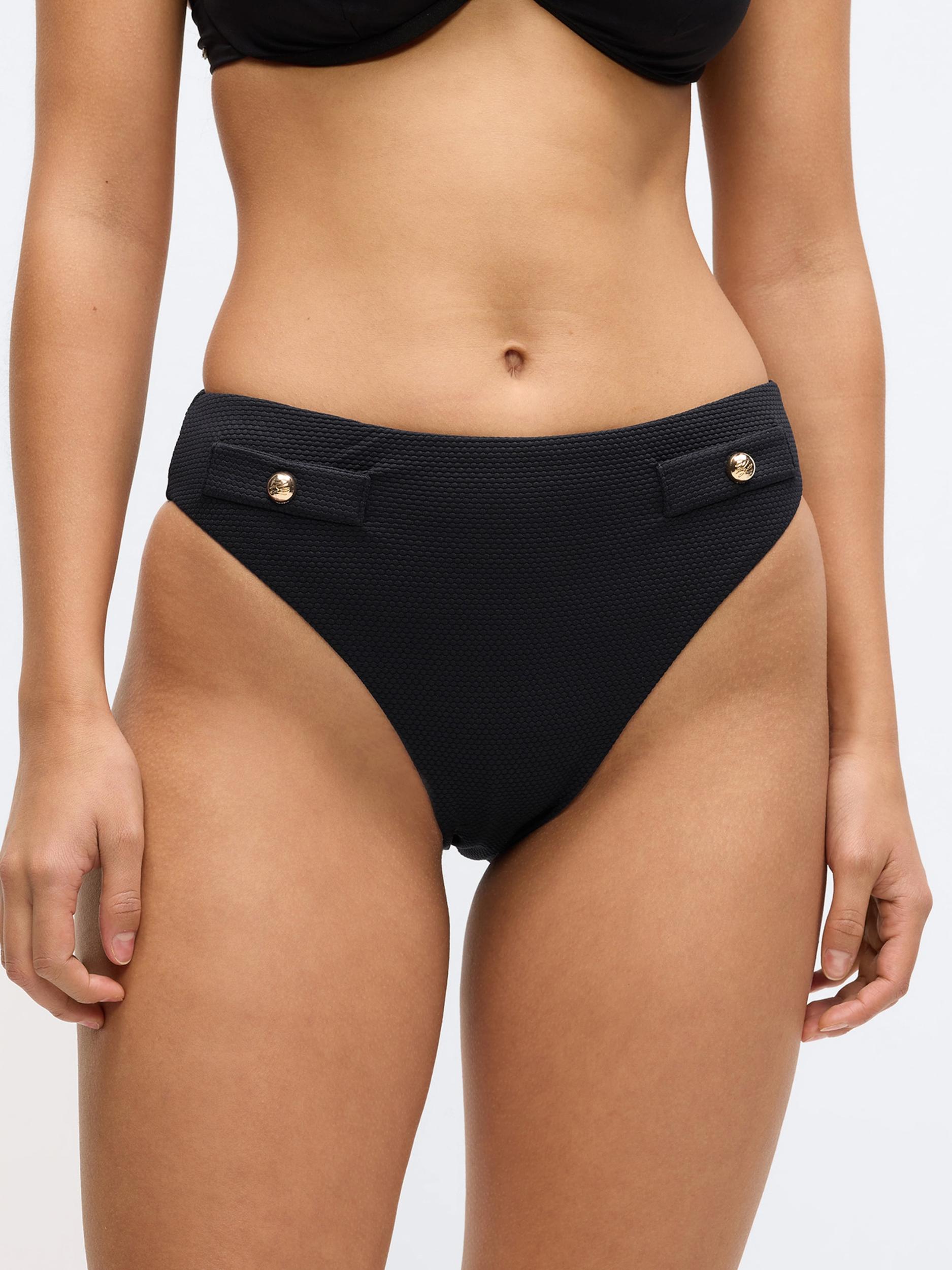 Karl Lagerfeld Bikini hlačke 'Hotel' črna