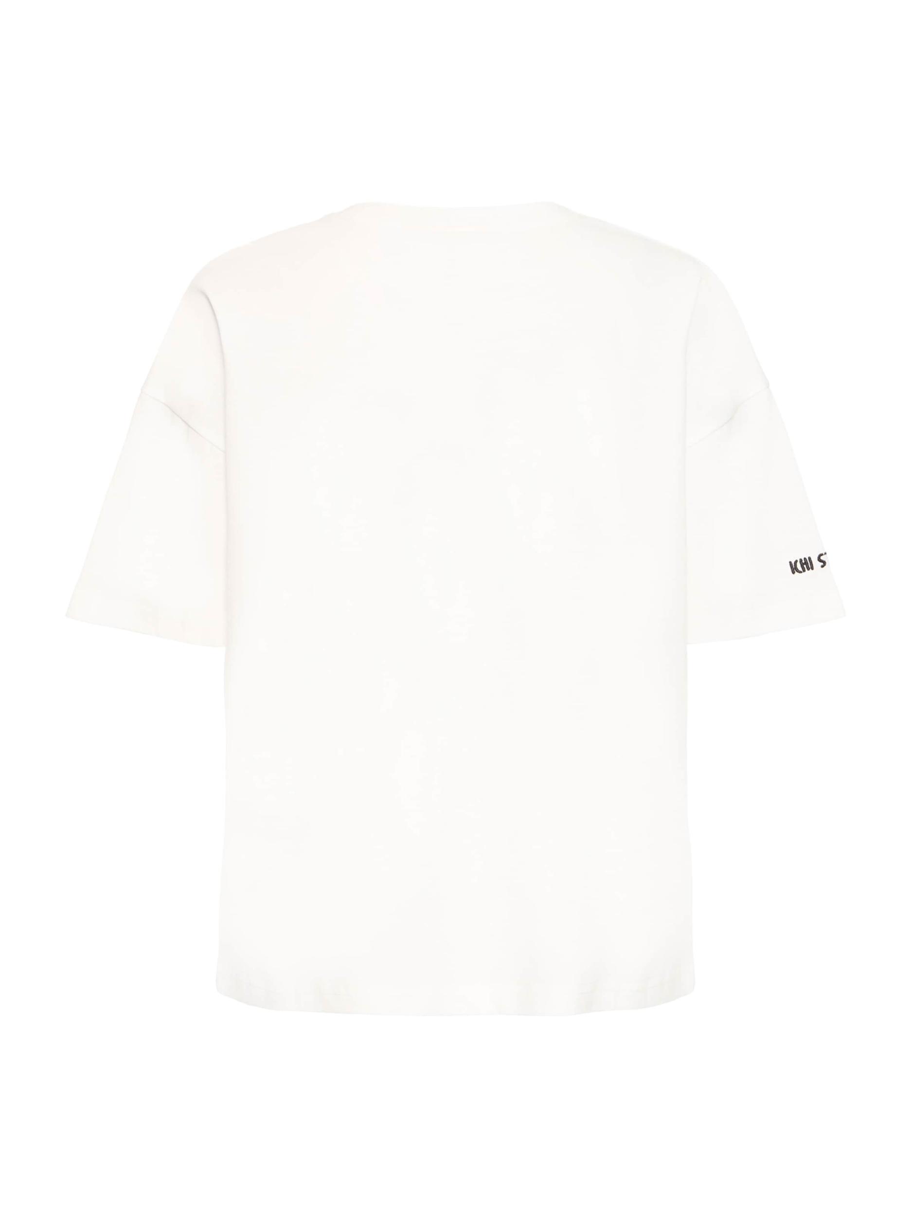 ICHI Majica 'IHNIMO' kremna / črna