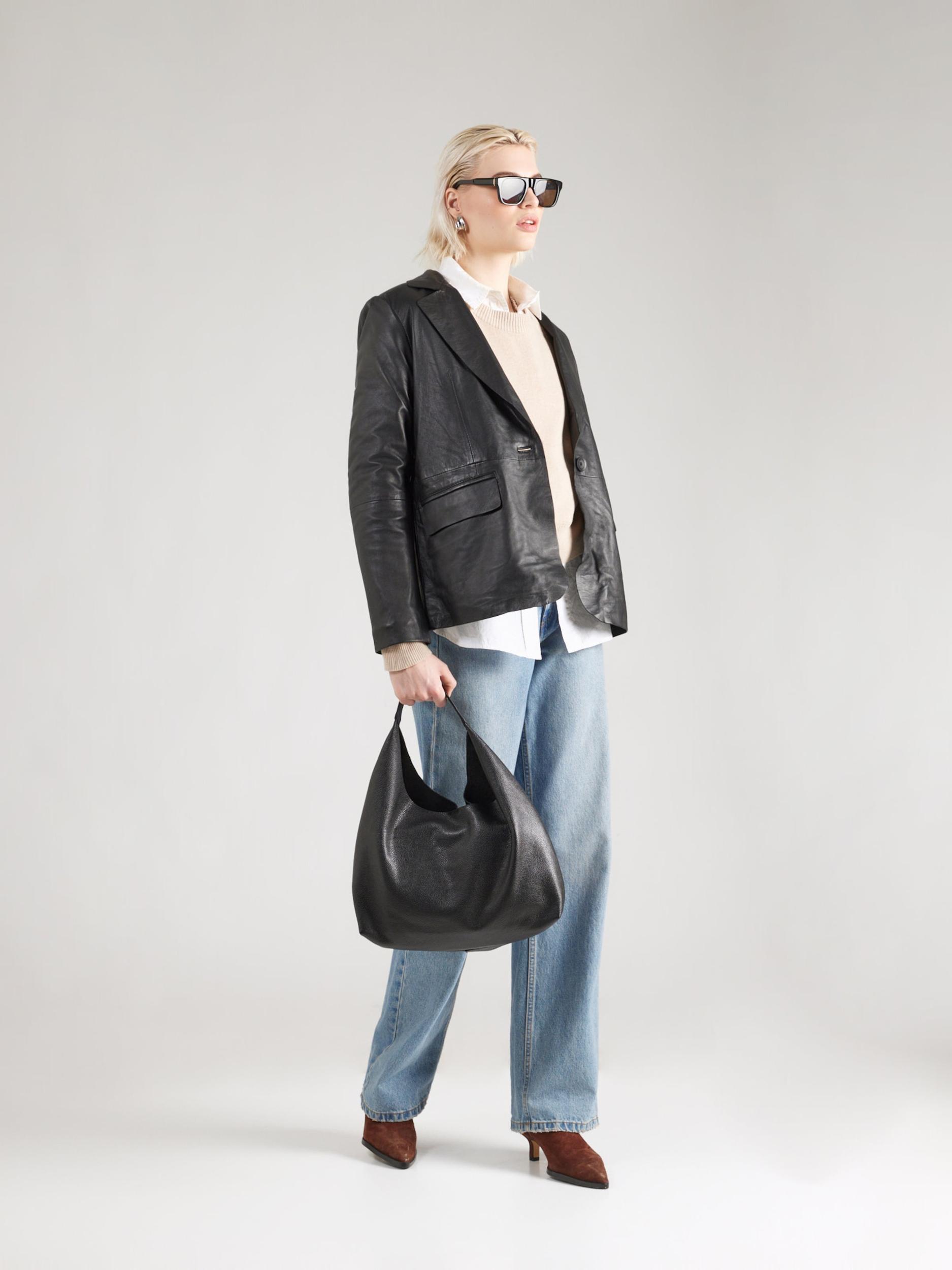 Maze Prehodna jakna črna