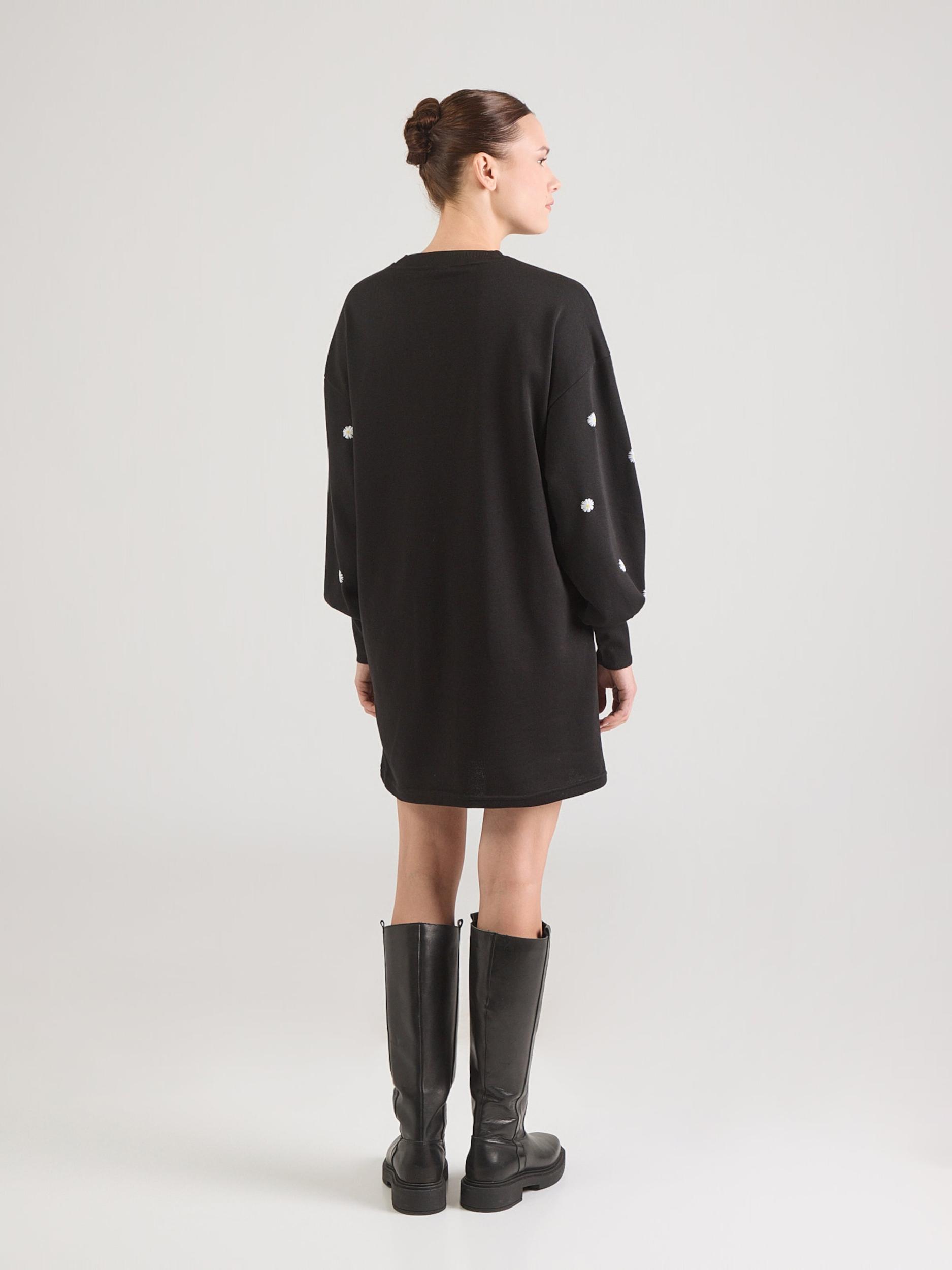 ONLY Obleka 'ONLBROOKE' črna / bela