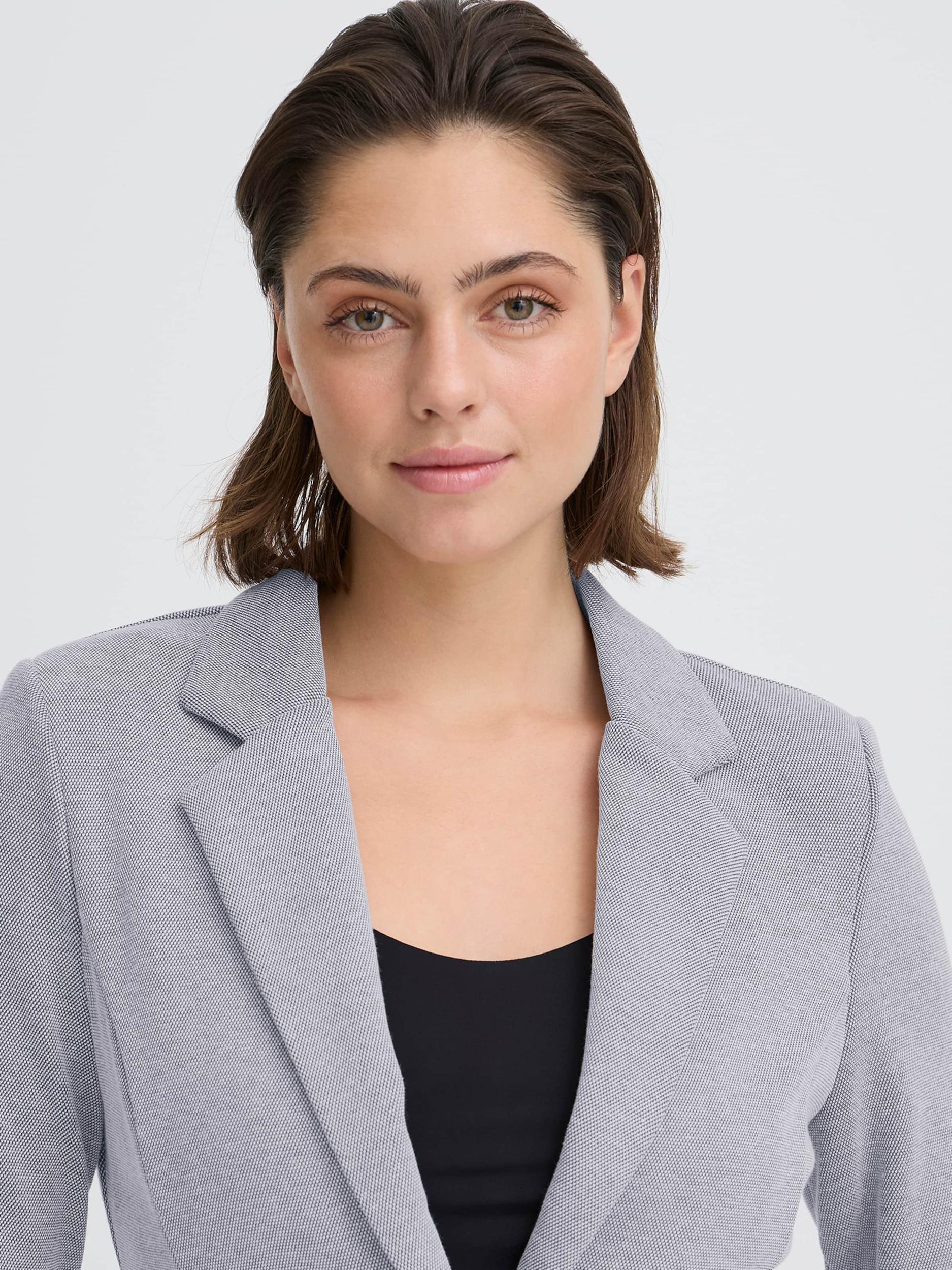 ICHI Blazer siva / bela