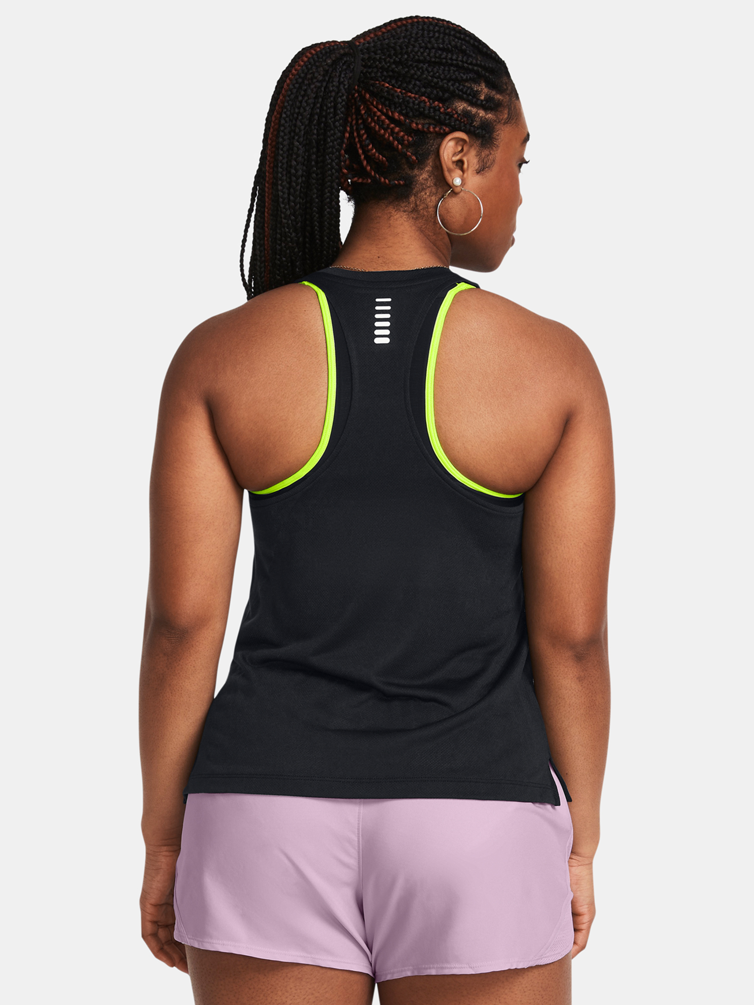 Under Armour Tank Top UA Launch Splatter Singlet-BLK - Women