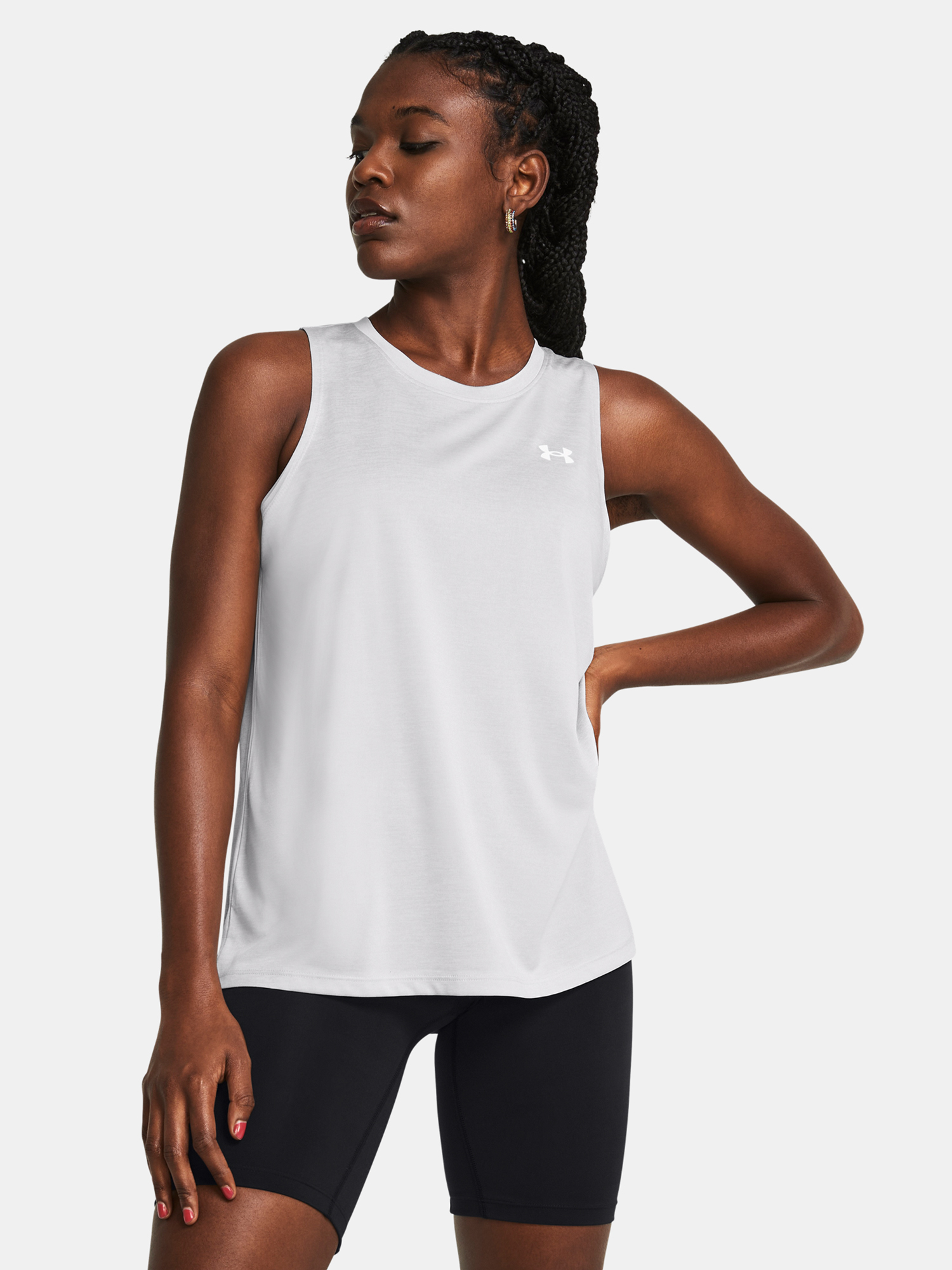 Women's tank top Under Armour Tech Tank Twist-GRY - Women's