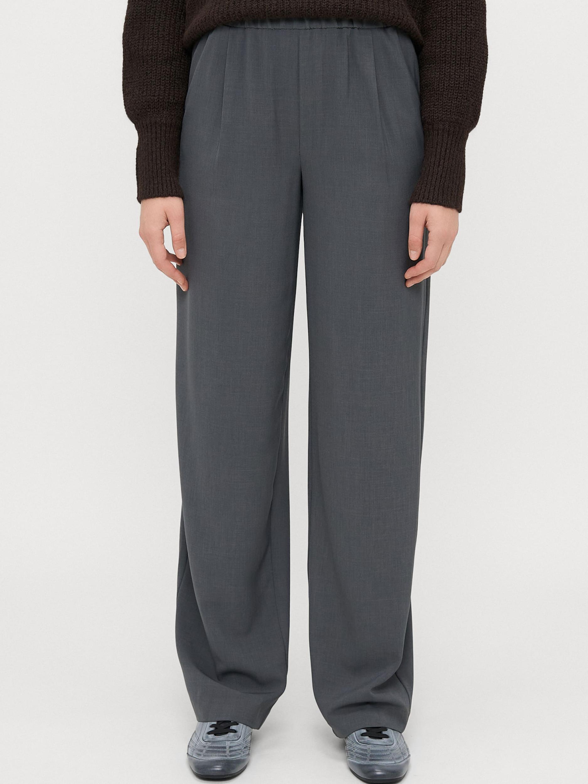 Only Tall Hlače z naborki 'ONLSvea' temno siva