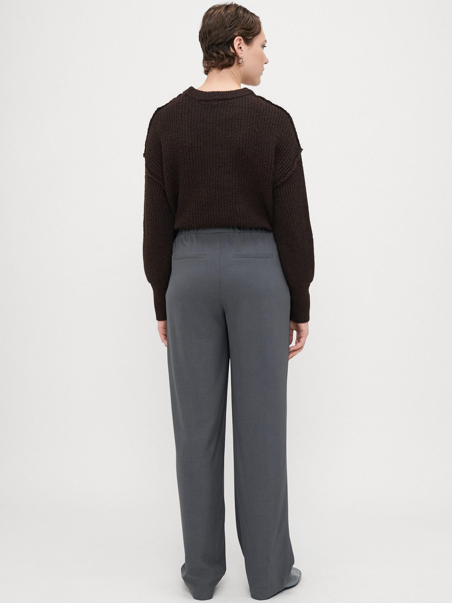 Only Tall Hlače z naborki 'ONLSvea' temno siva