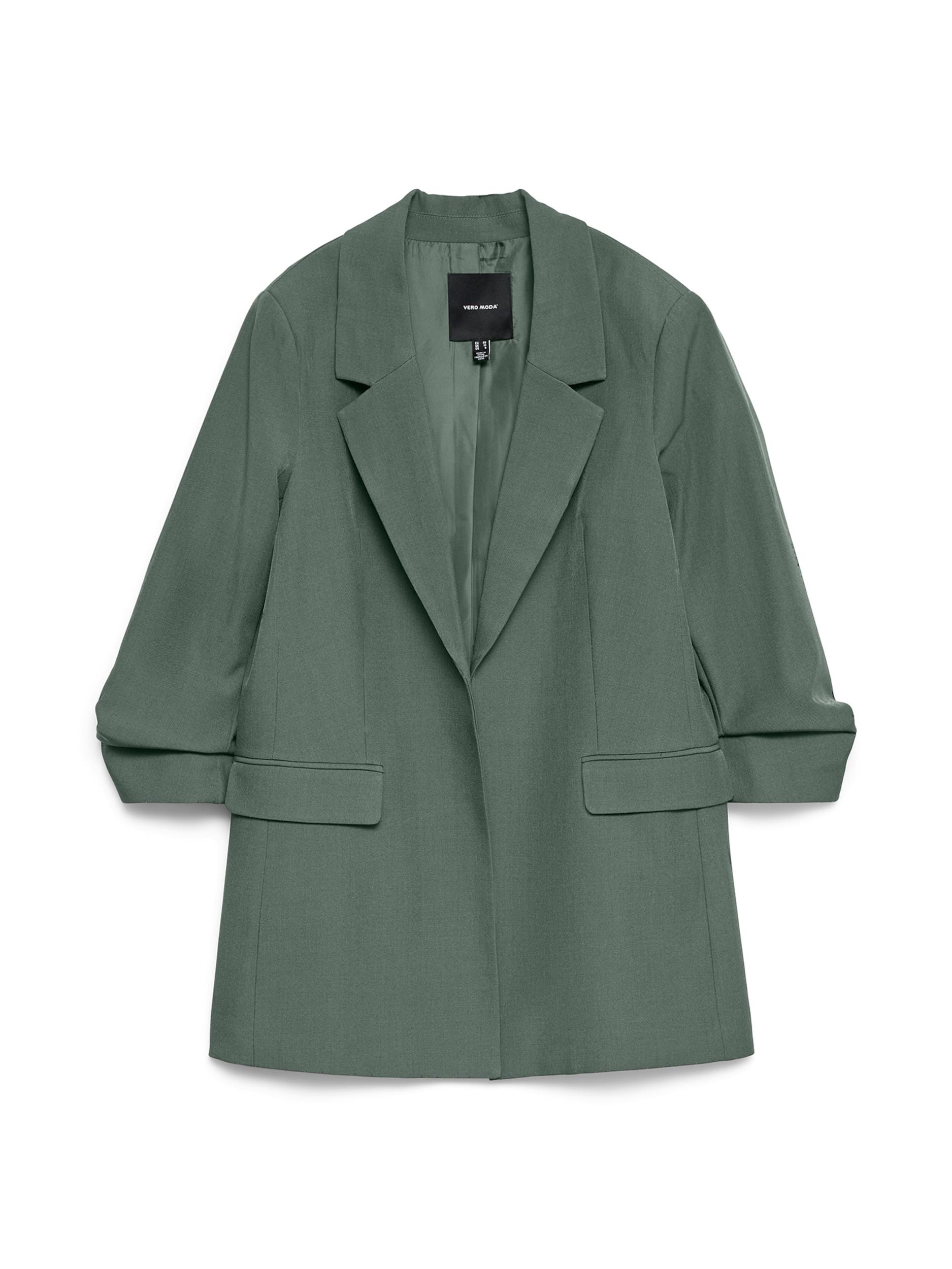 Vero Moda Tall Blazer 'VMGRACE TROIAN' temno zelena