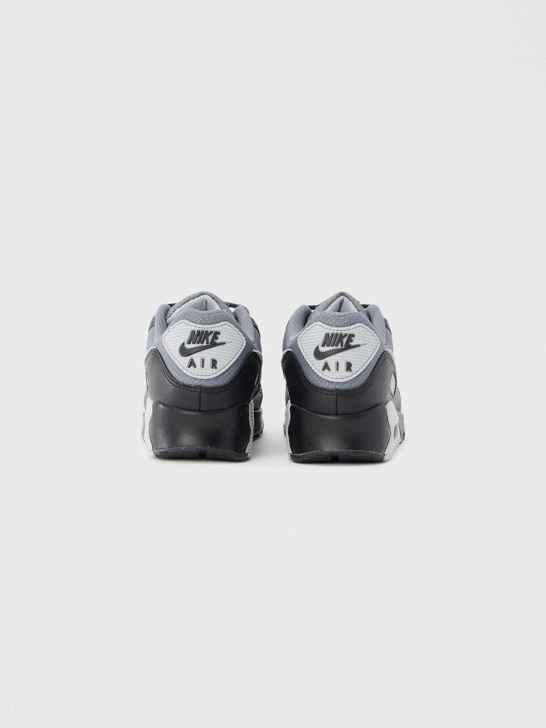 Nike Sportswear Nizke superge 'AIR MAX 90' bazaltno siva / temno siva / bela