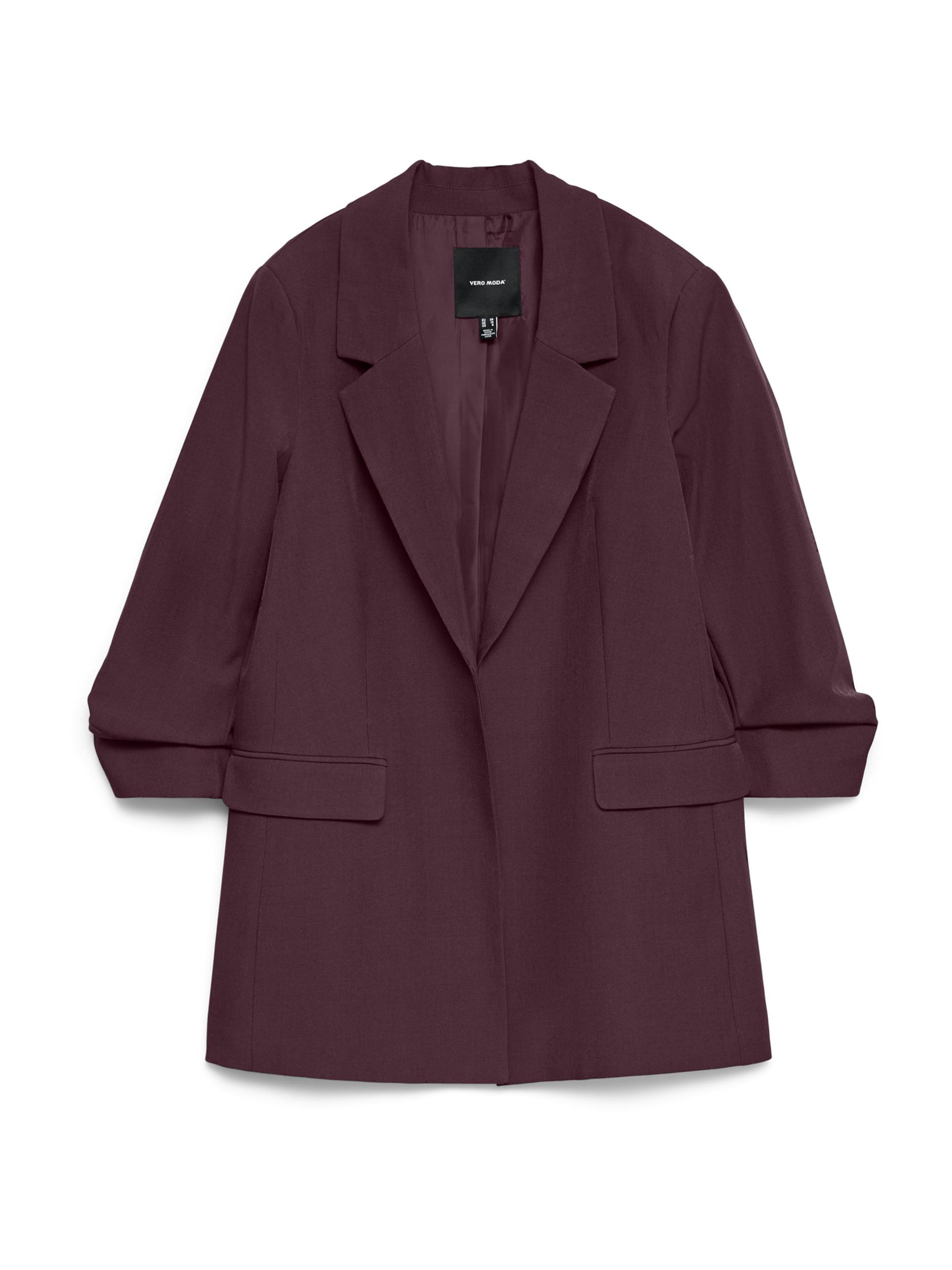 Vero Moda Tall Blazer 'VMGRACE TROIAN' vinsko rdeča
