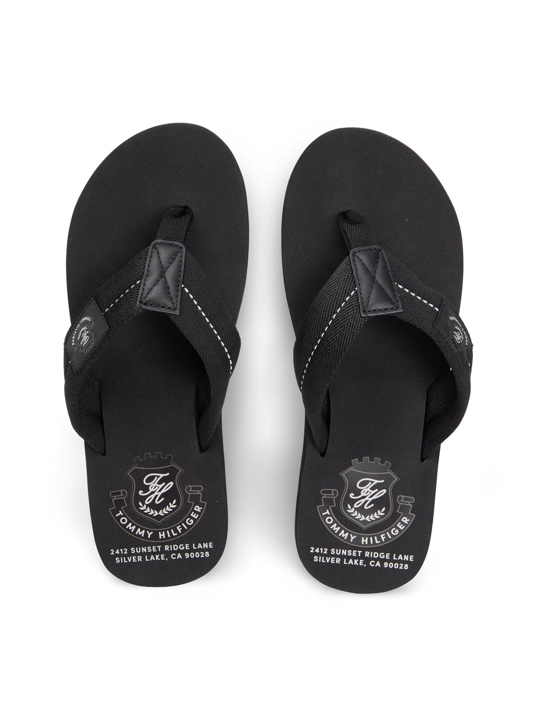 TOMMY HILFIGER Japonke črna / bela