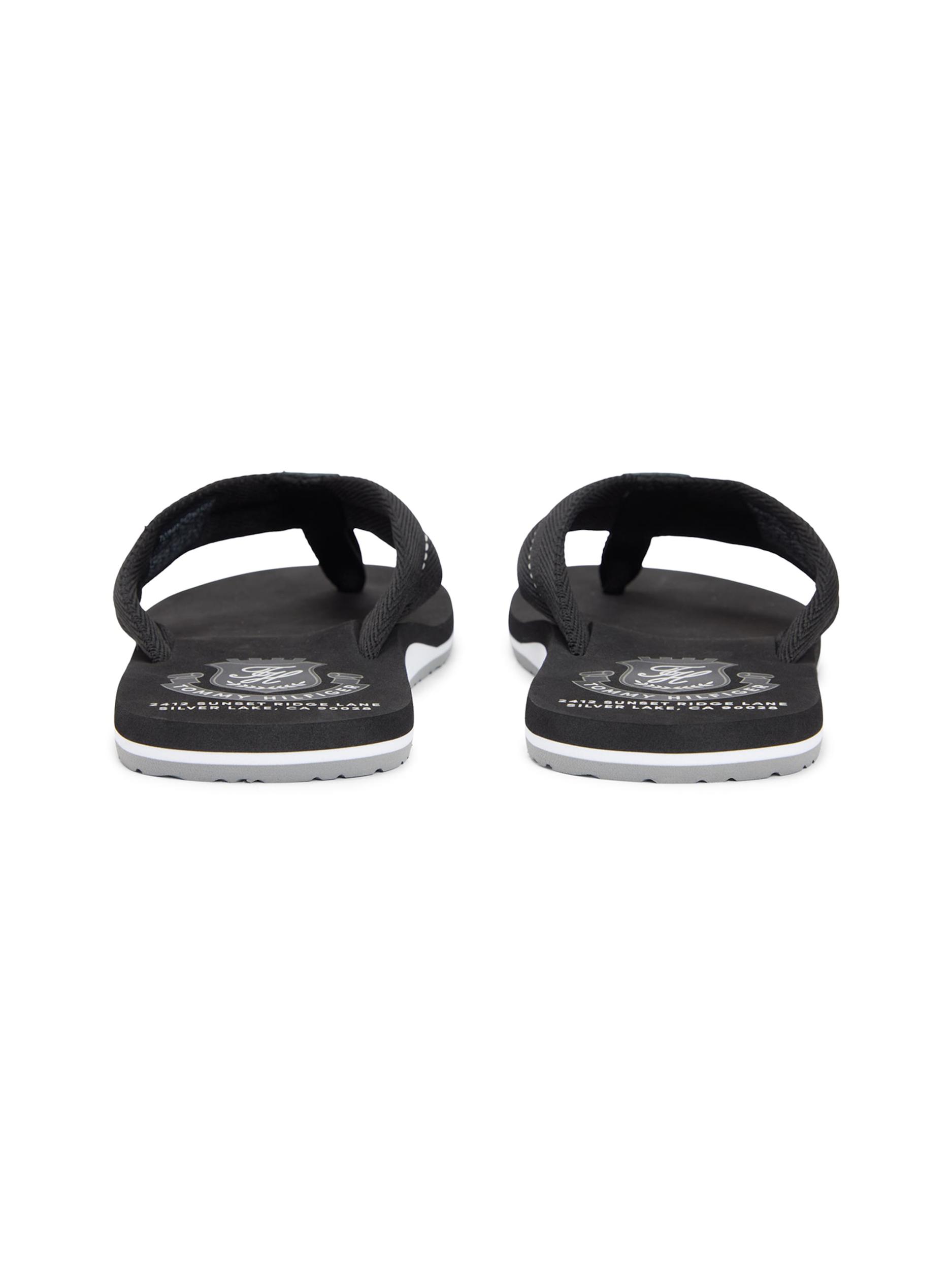 TOMMY HILFIGER Japonke črna / bela