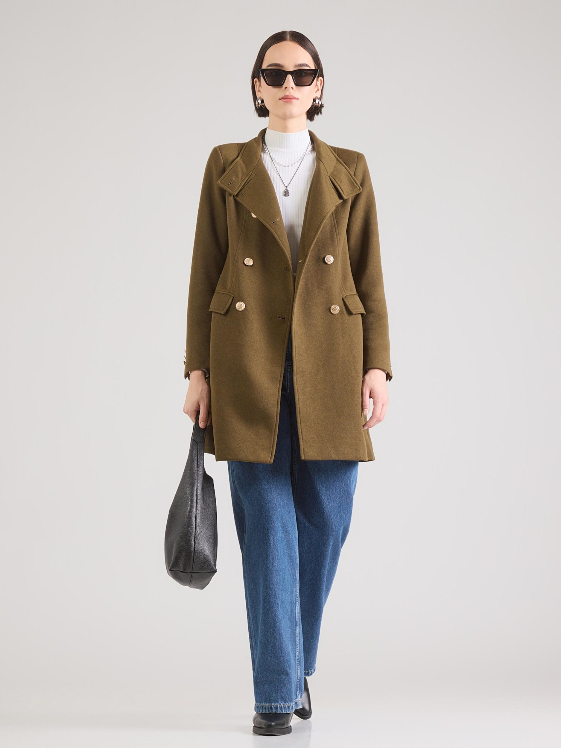 ONLY Prehoden plašč 'ONLSEDONA' oliva