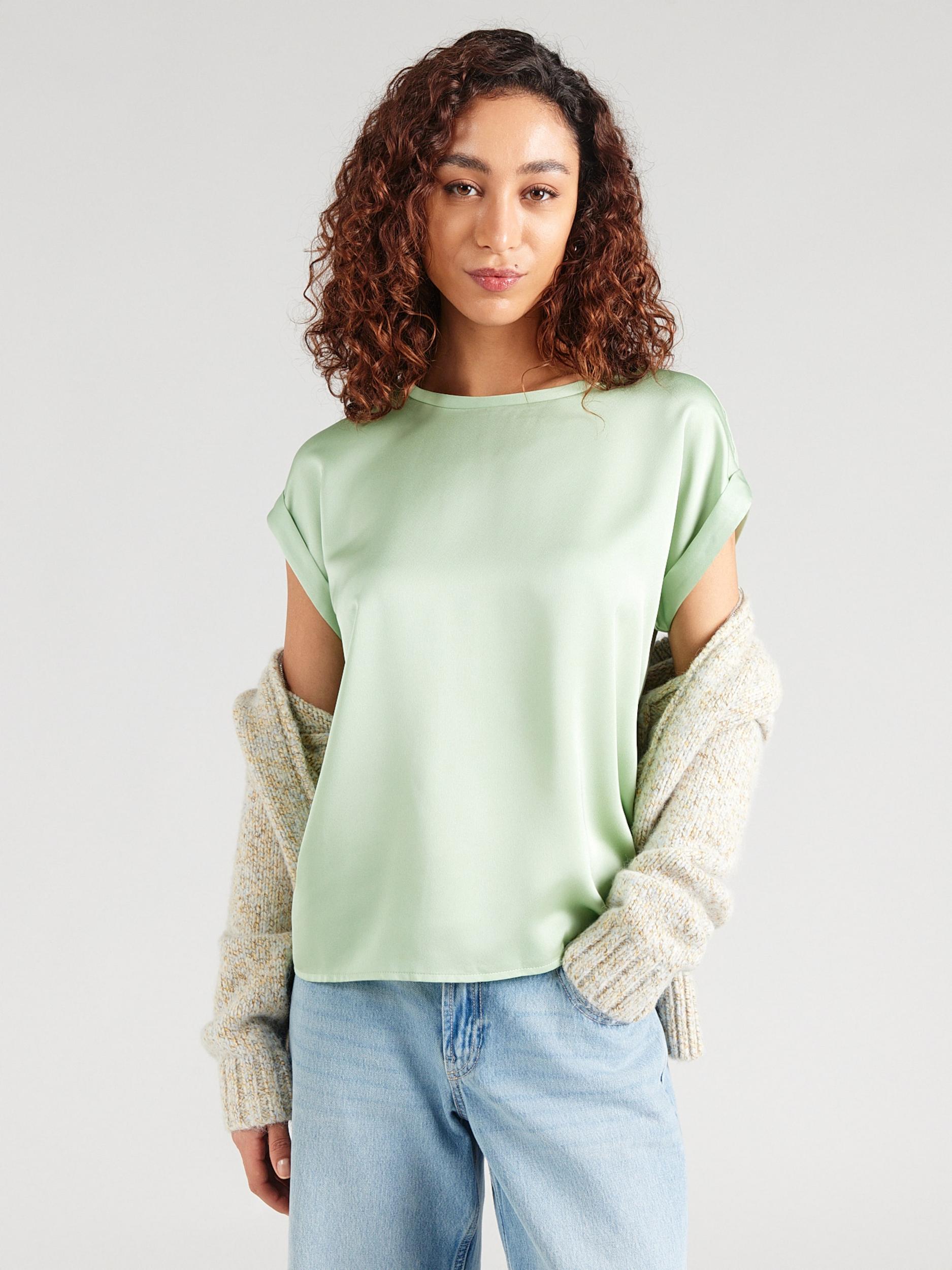 VILA Bluza 'VIELLETTE' svetlo zelena