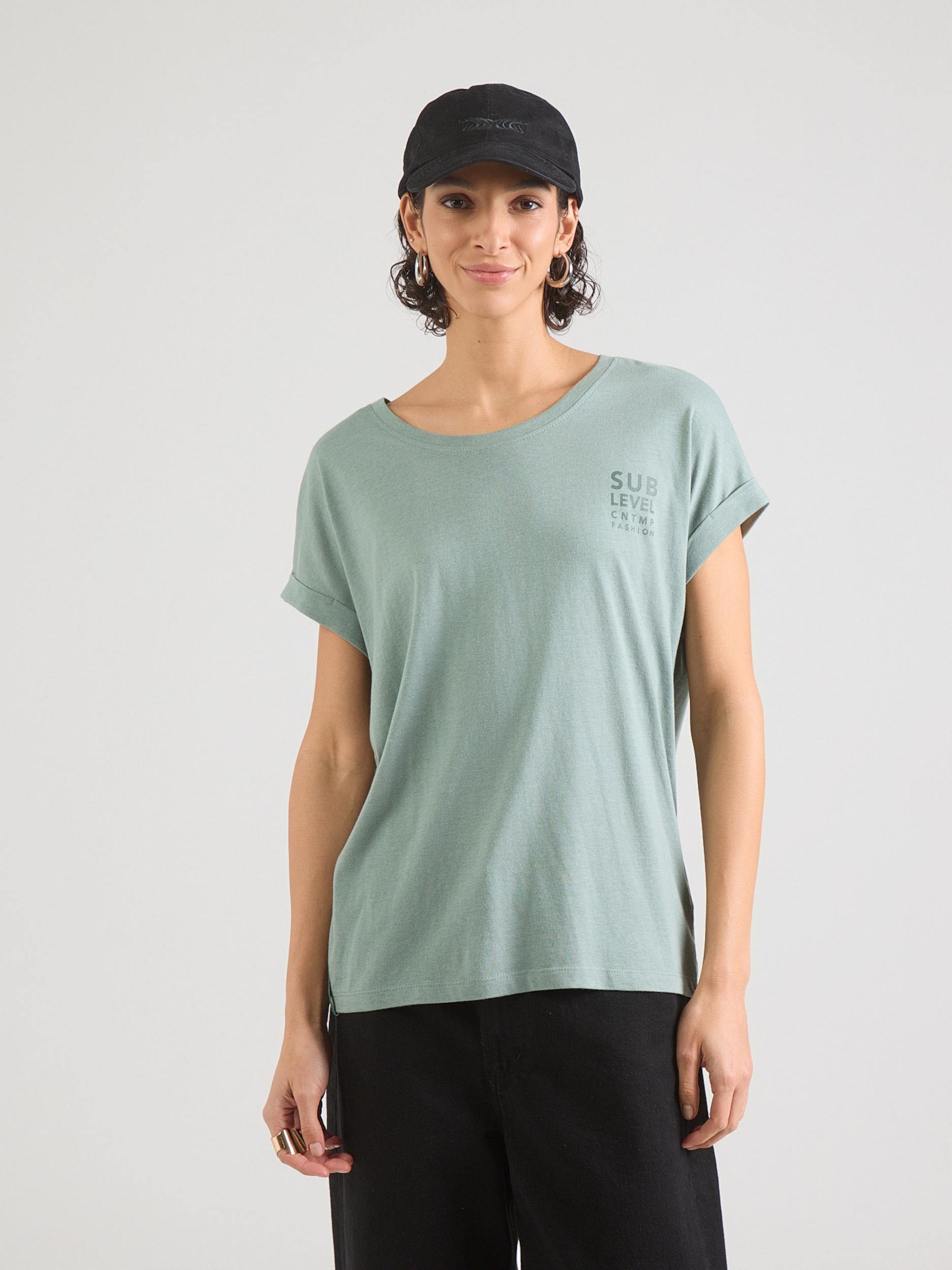 Sublevel Majica 'ASLINA' svetlo zelena