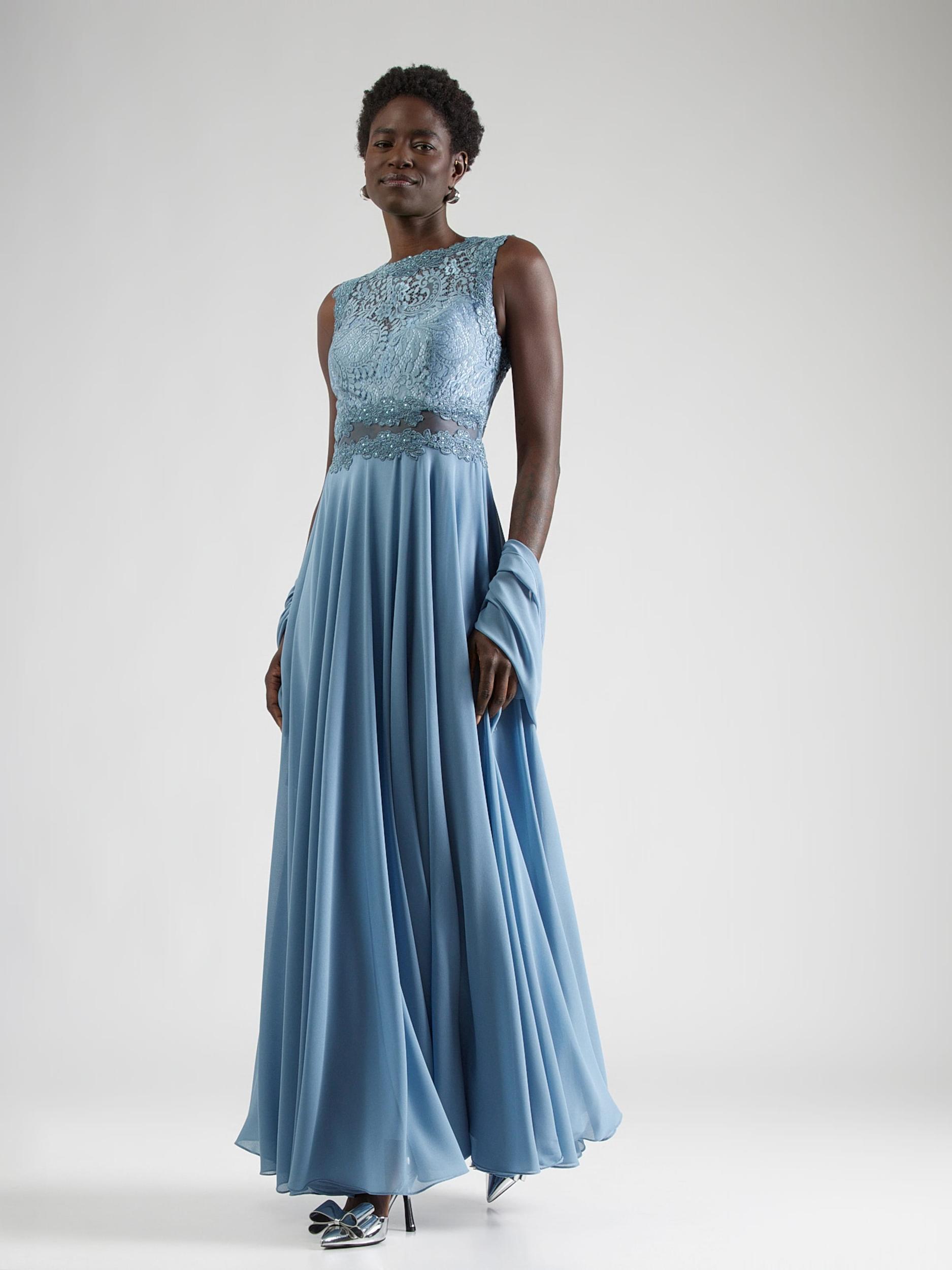 mascara Večerna obleka opal