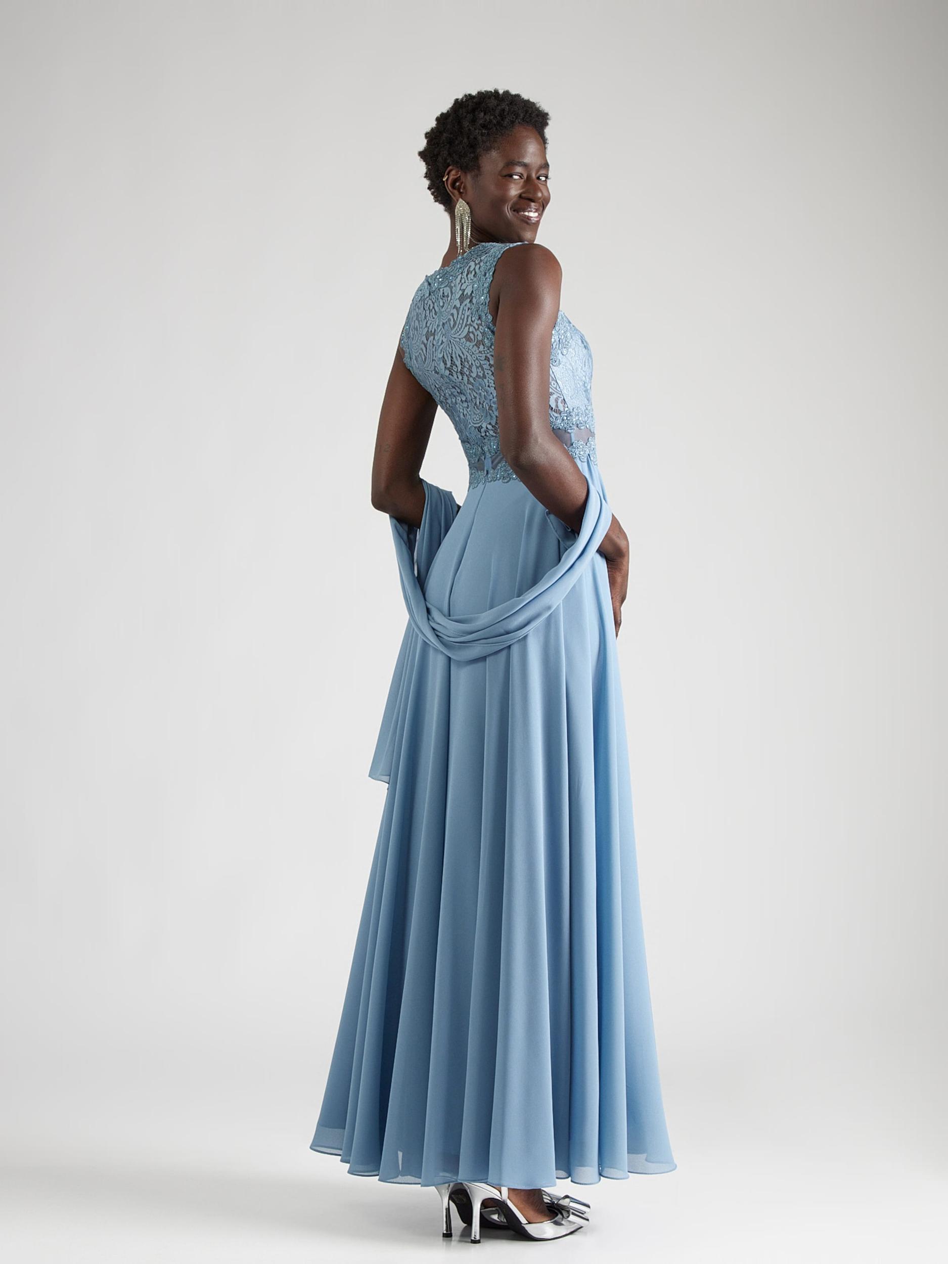 mascara Večerna obleka opal