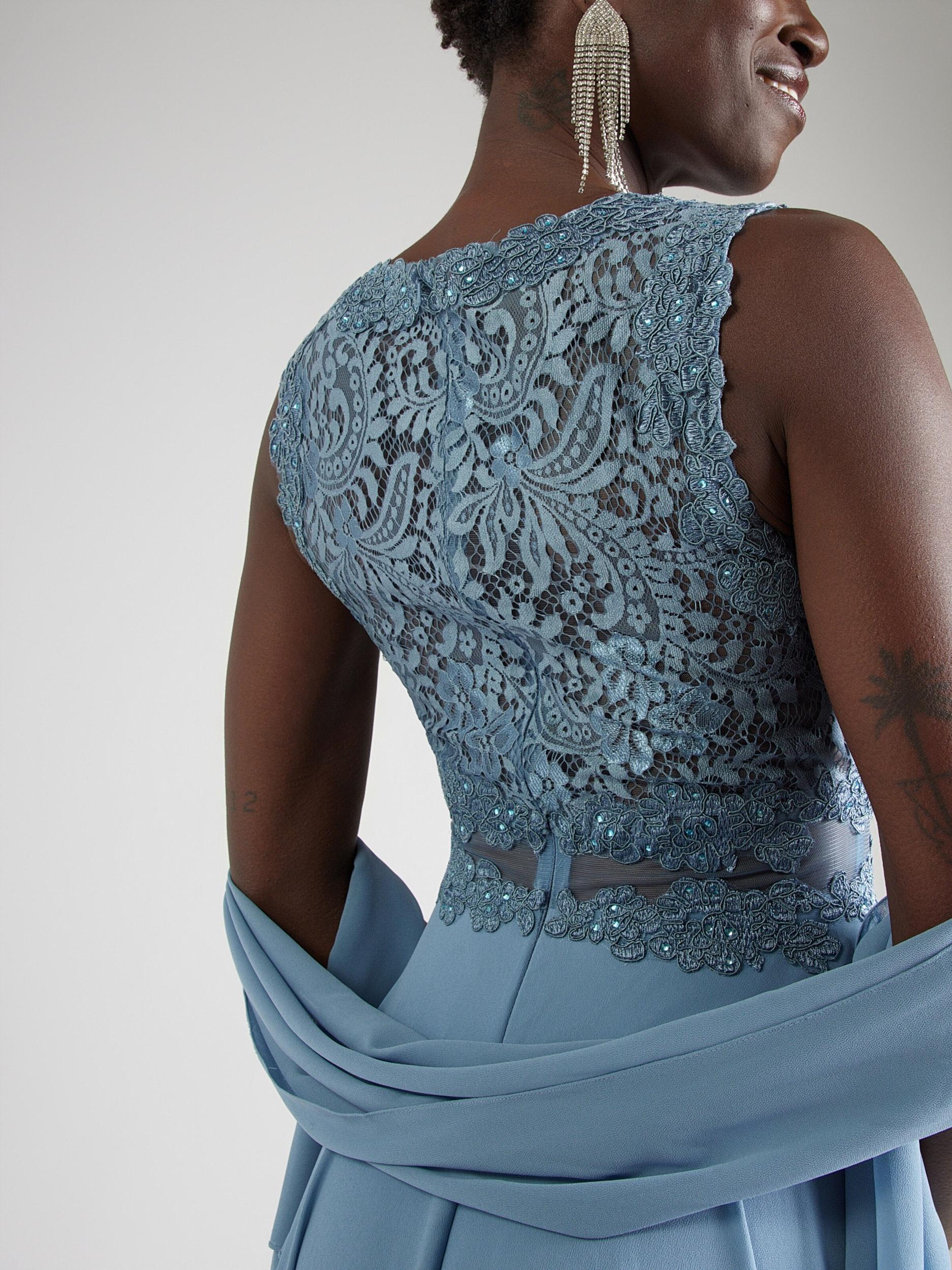 mascara Večerna obleka opal