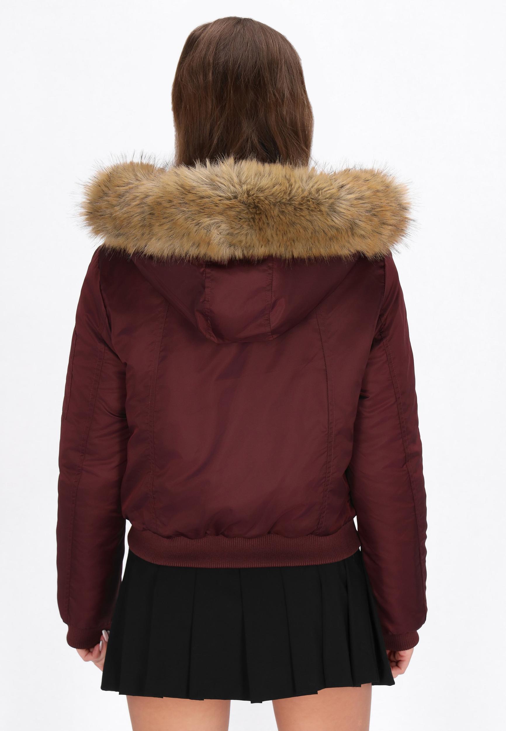 MYMO Prehodna jakna burgund