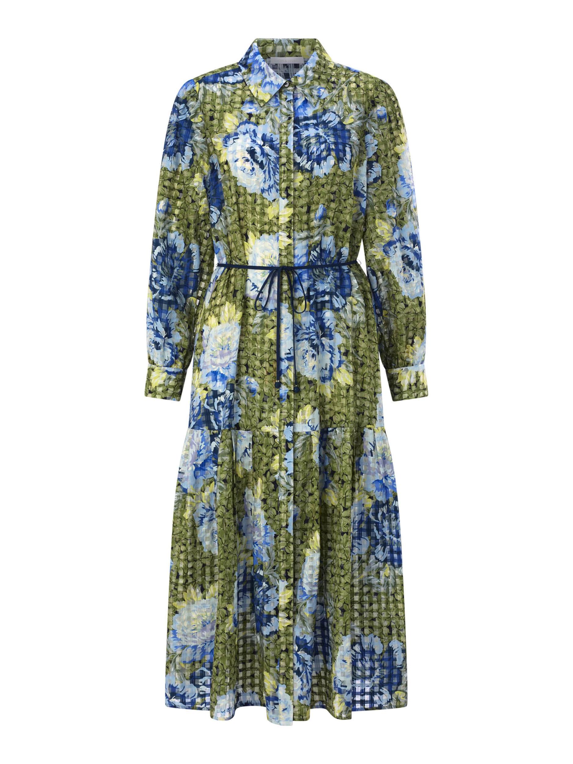 Rich & Royal Dolga srajca svetlo modra / svetlo zelena