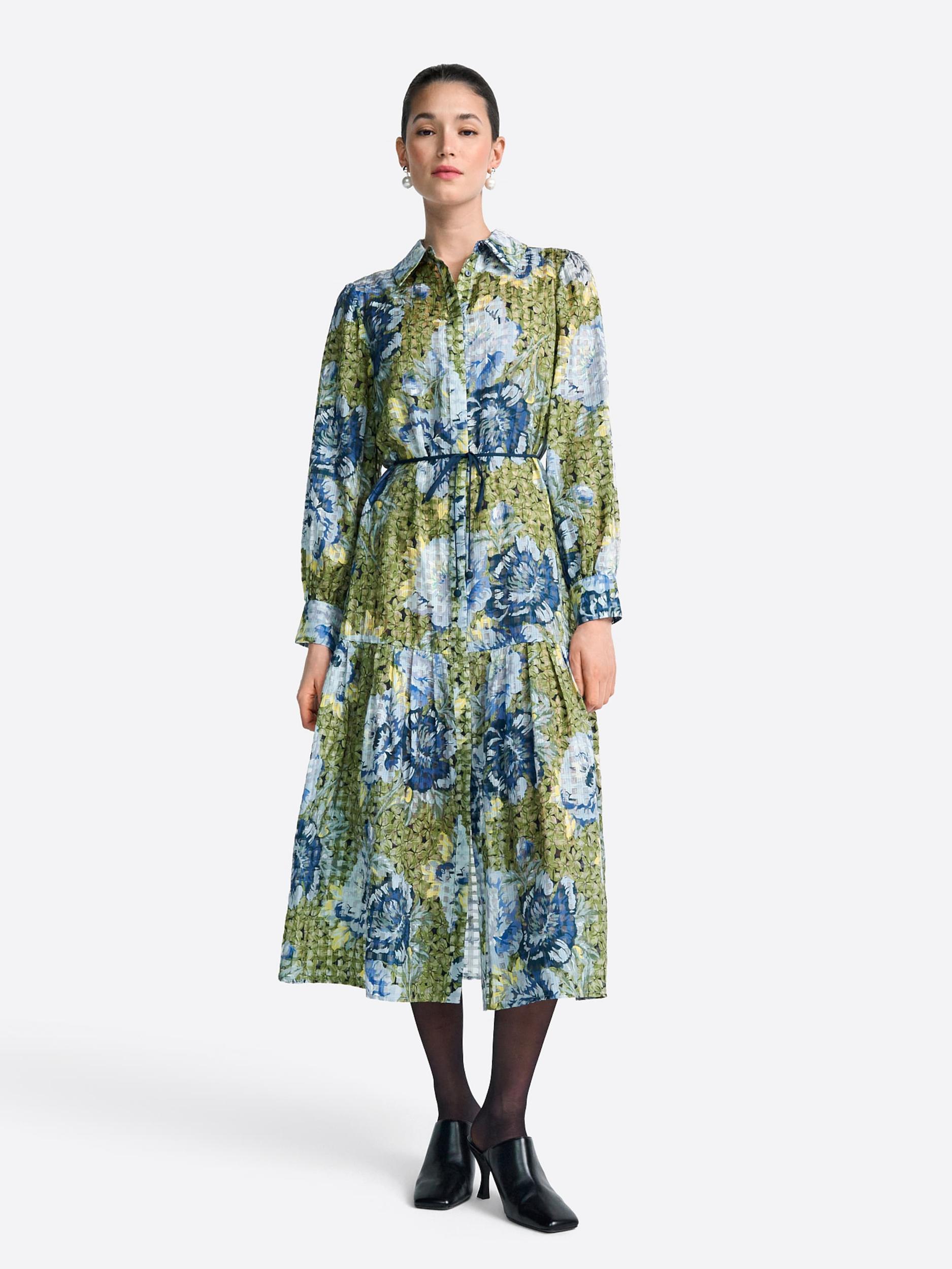 Rich & Royal Dolga srajca svetlo modra / svetlo zelena