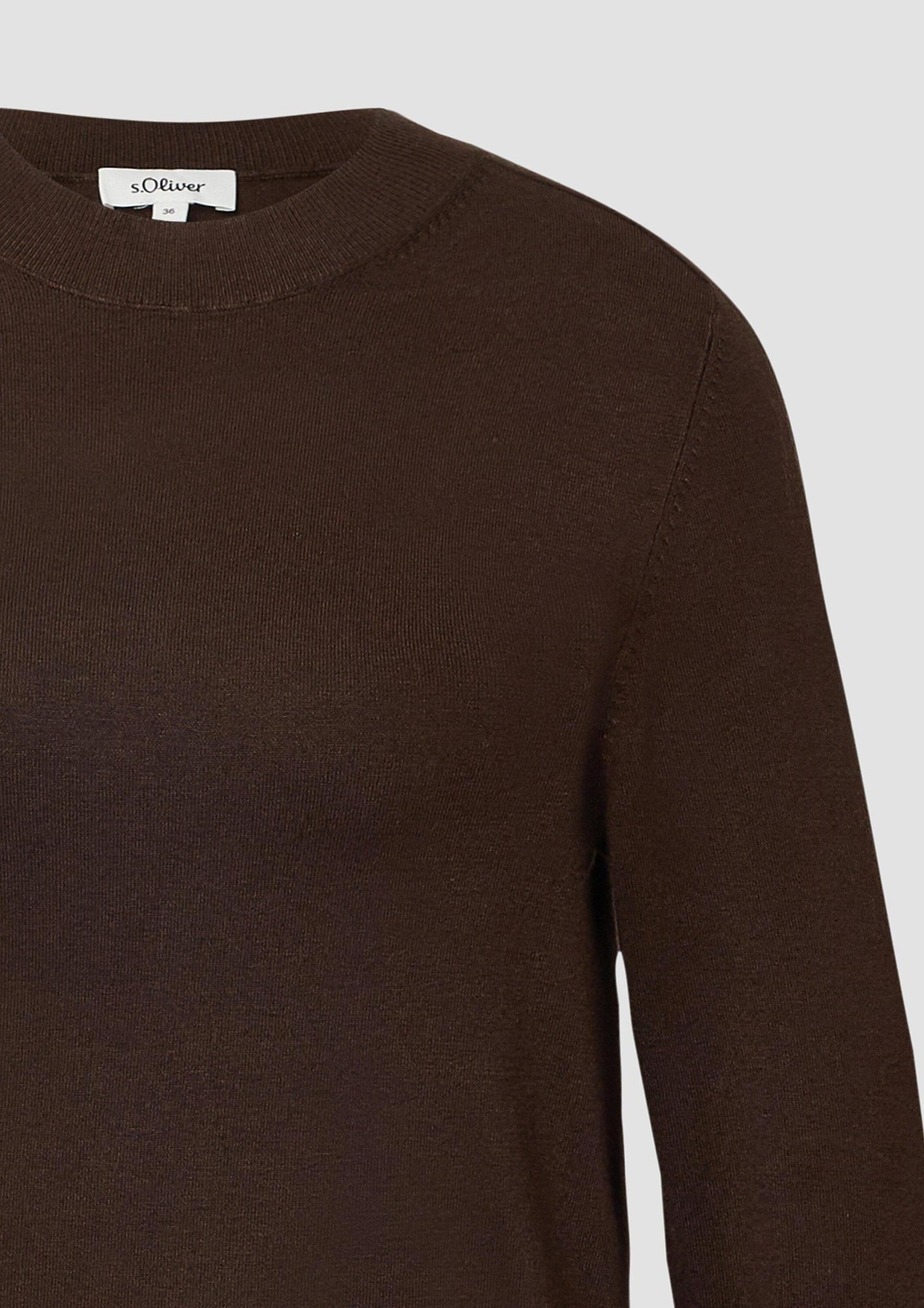 s.Oliver Pletena obleka temno rjava