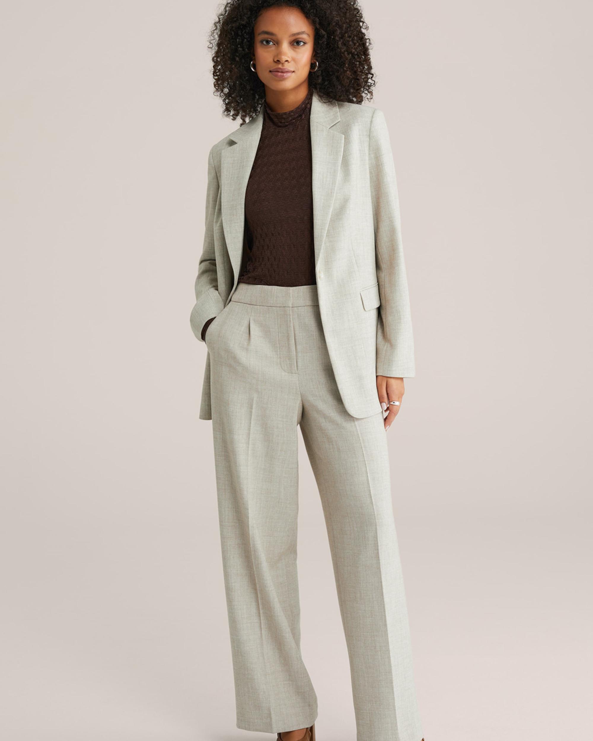 WE Fashion Majica temno rjava