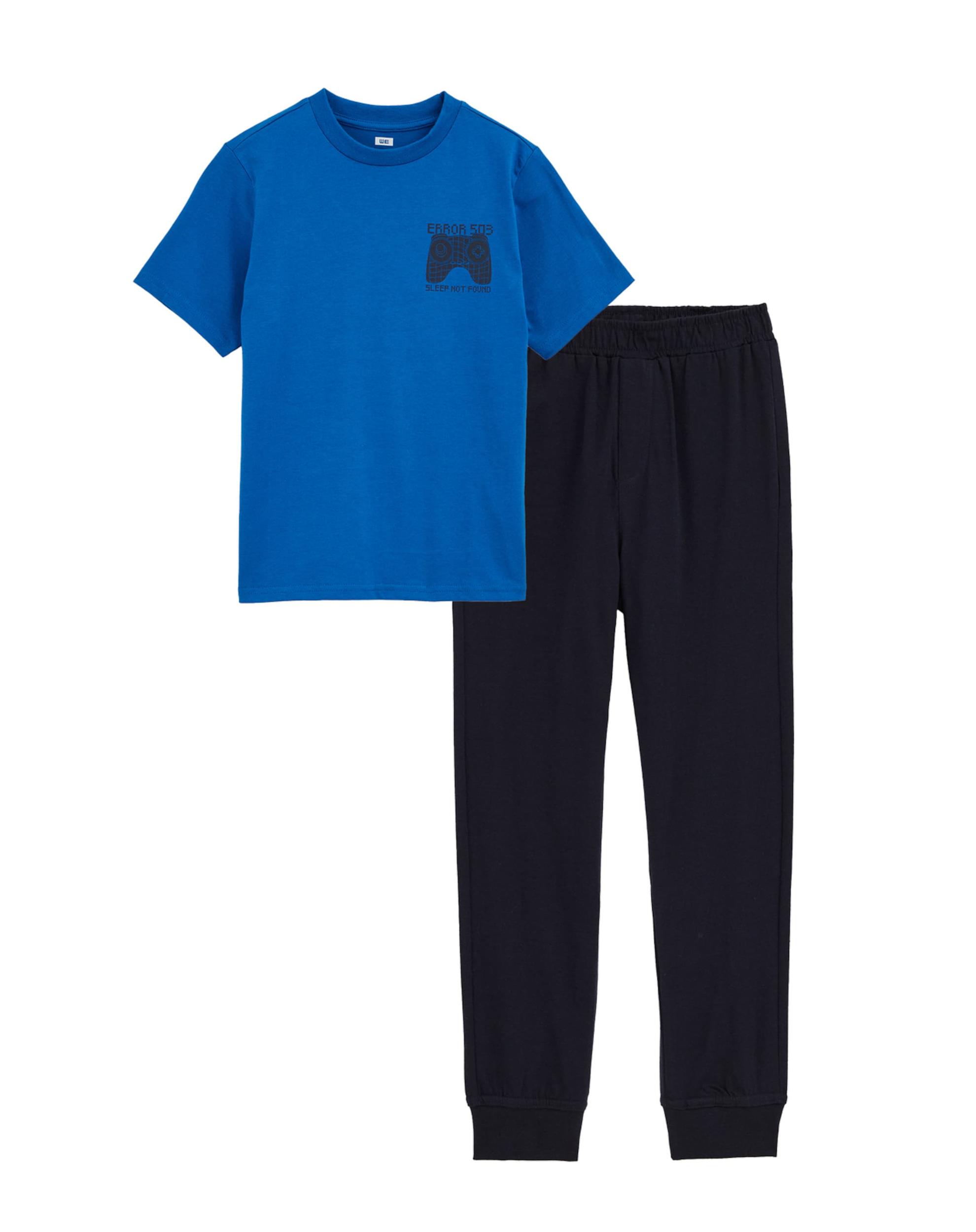 WE Fashion Pižama modra / marine