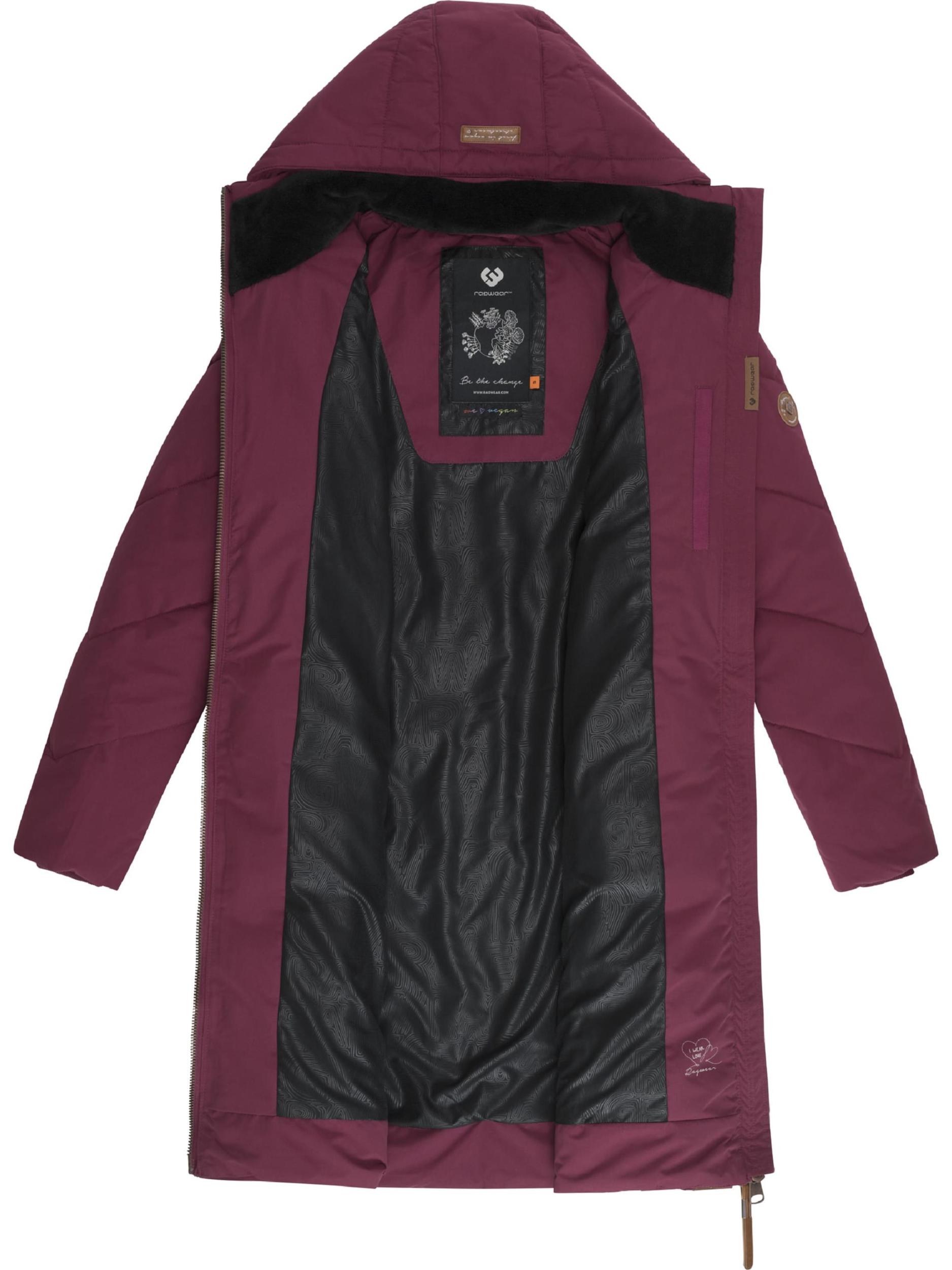 Ragwear Zimski plašč 'Rebelka' bordo