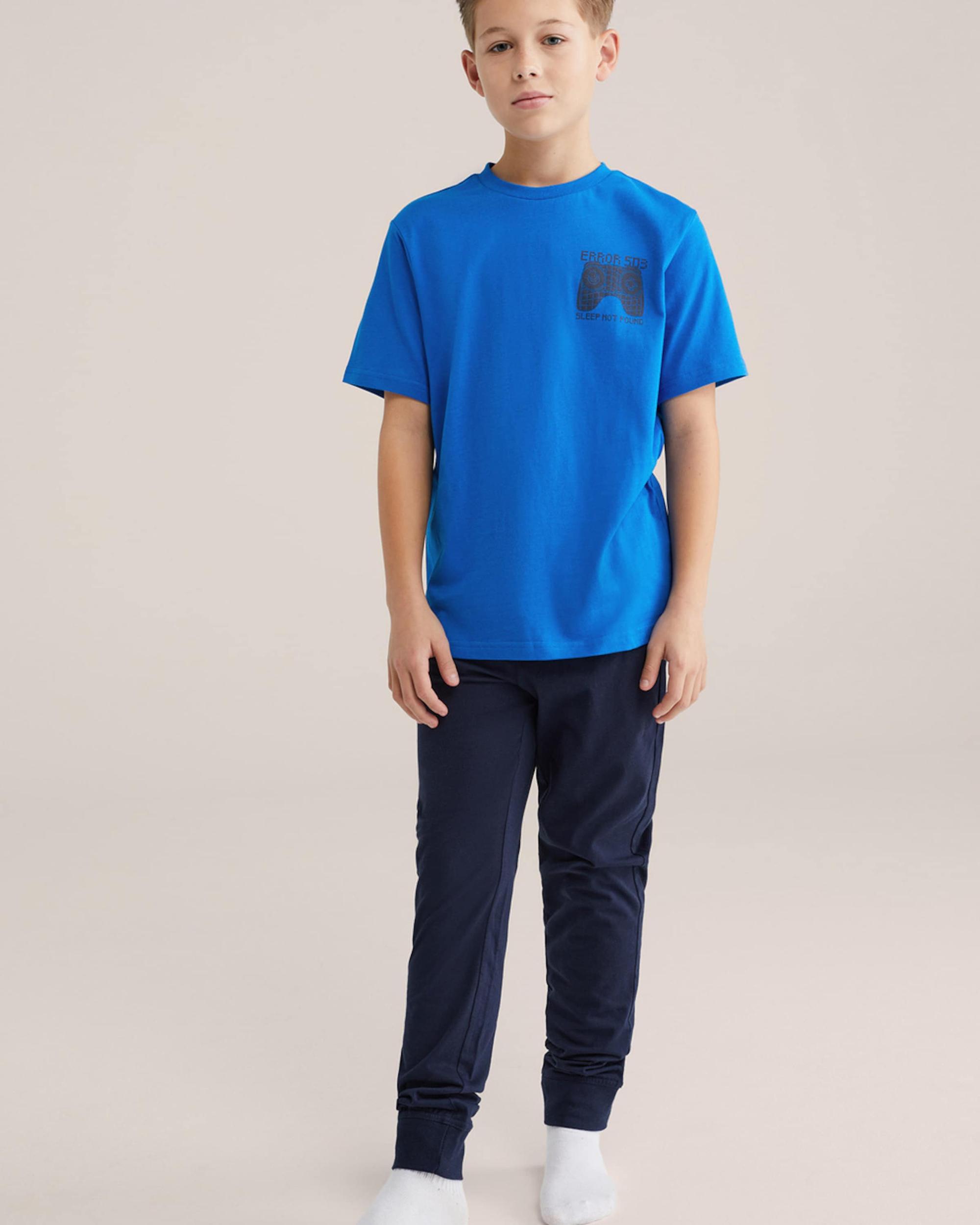 WE Fashion Pižama modra / marine