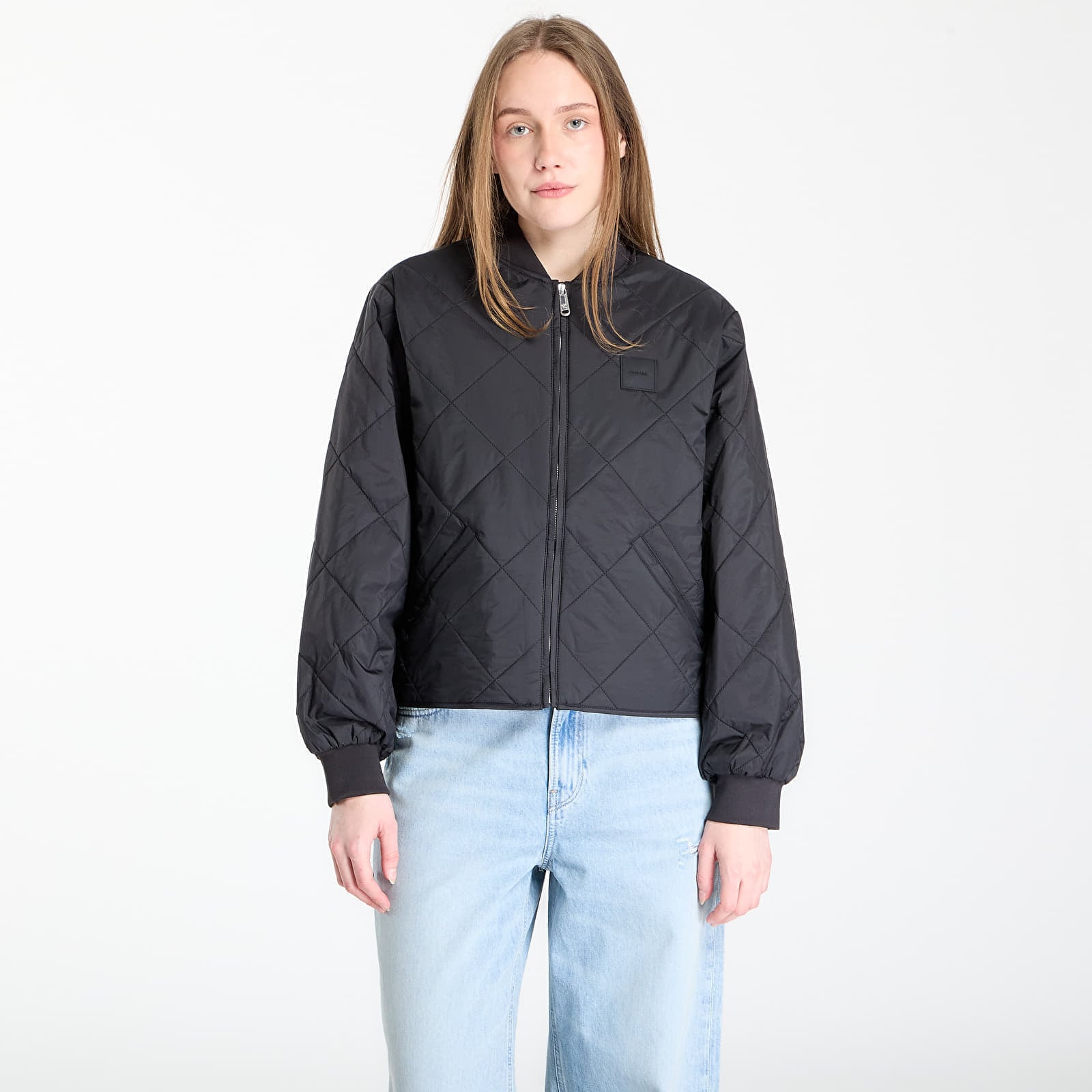 Jakna Calvin Klein Jeans Lightweight Quilted Jacket Black XXS
