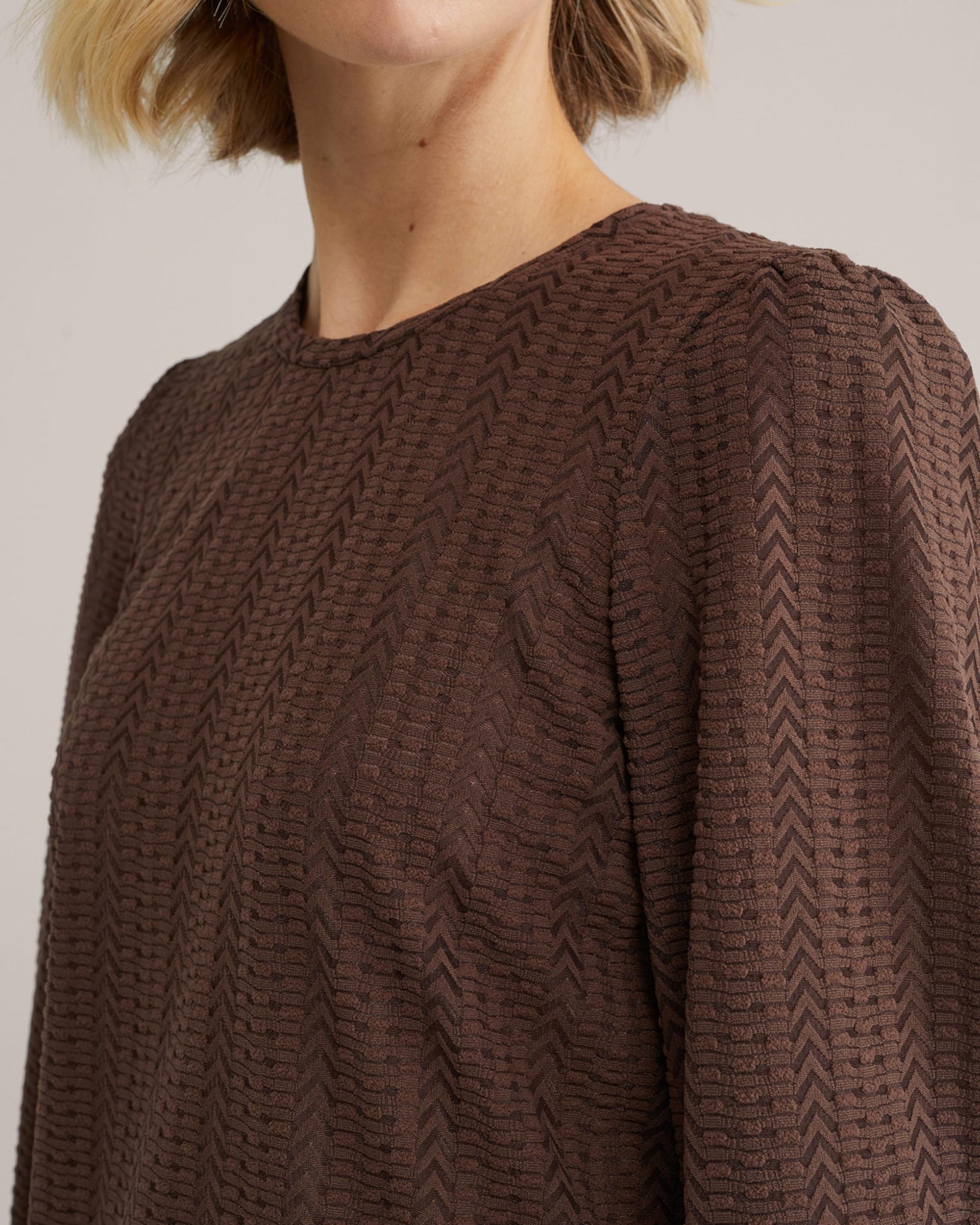 WE Fashion Majica temno rjava