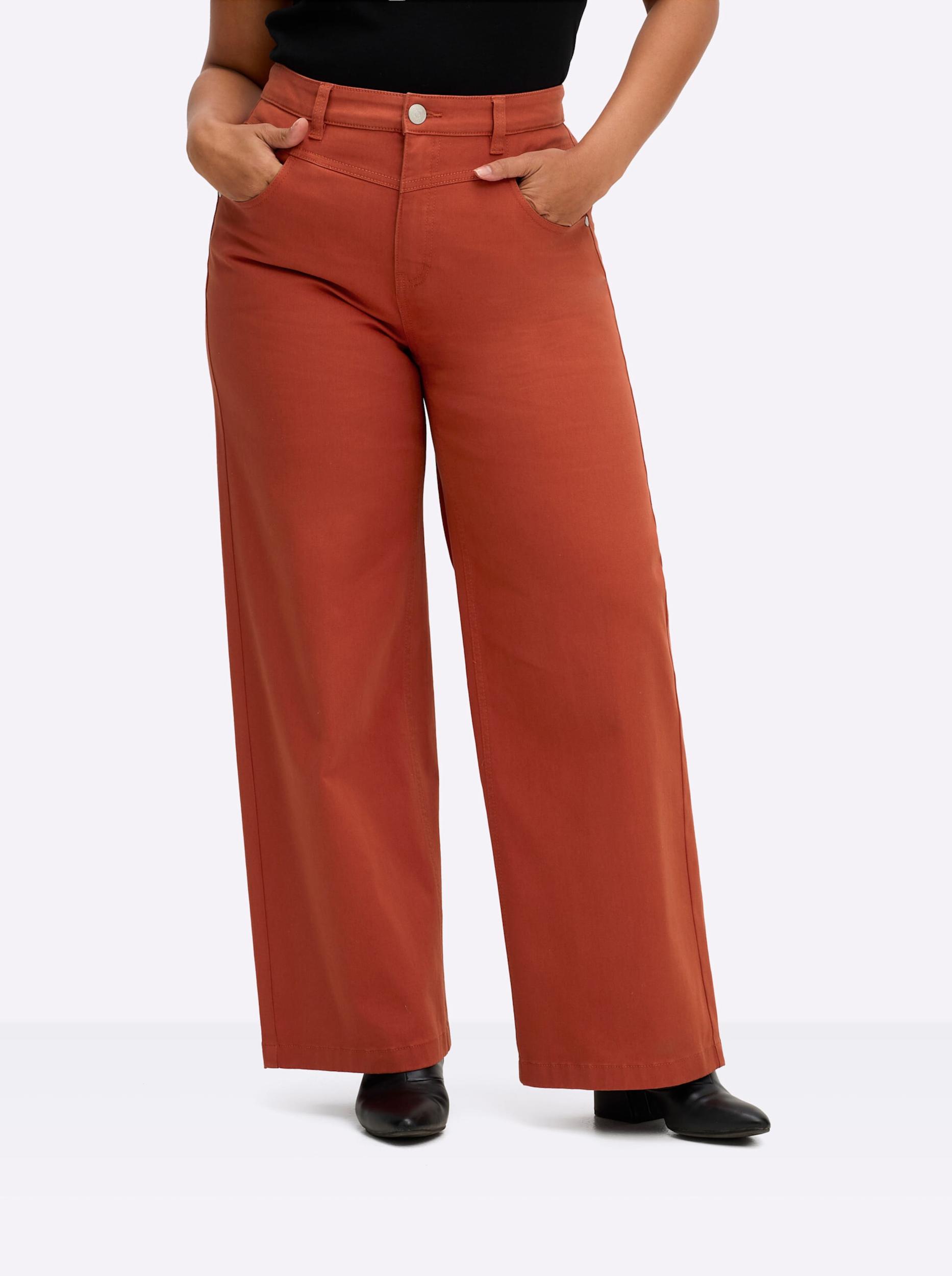 SHEEGO Kavbojke 'Ella' rjasto rdeča