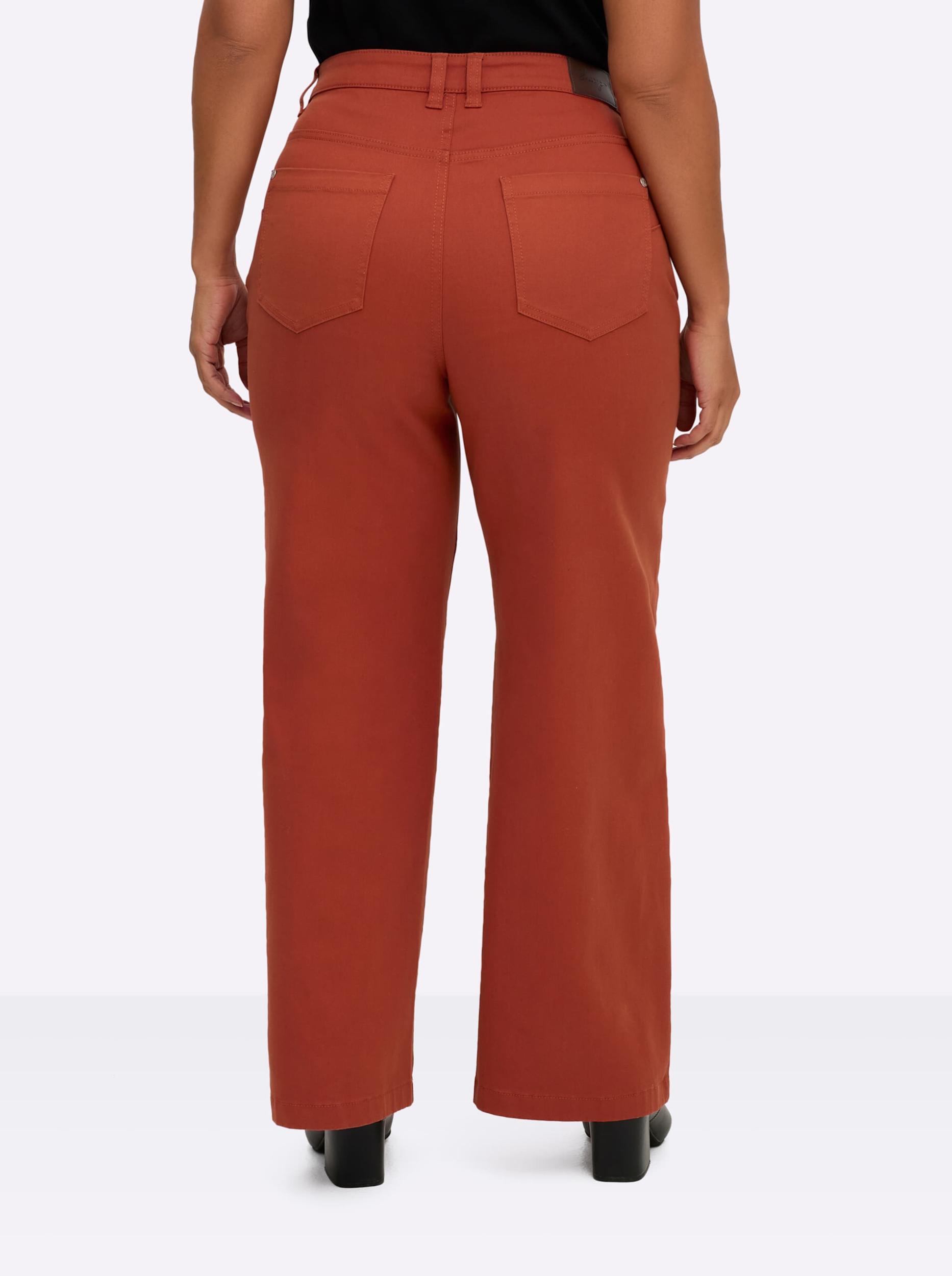 SHEEGO Kavbojke 'Ella' rjasto rdeča