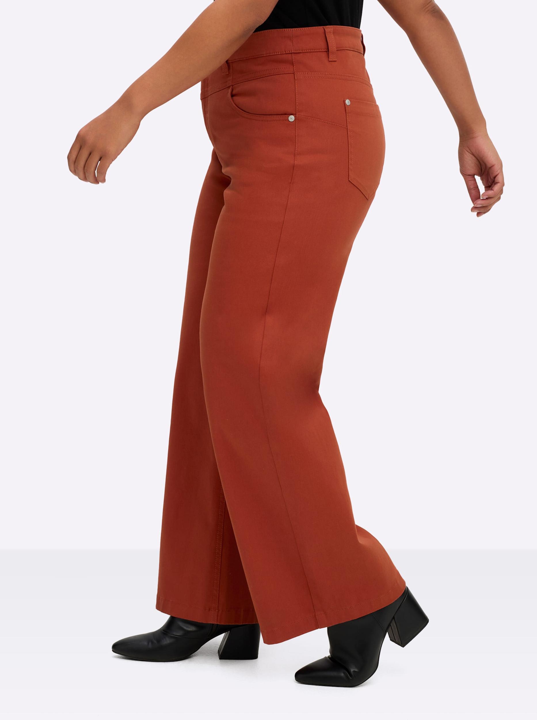 SHEEGO Kavbojke 'Ella' rjasto rdeča