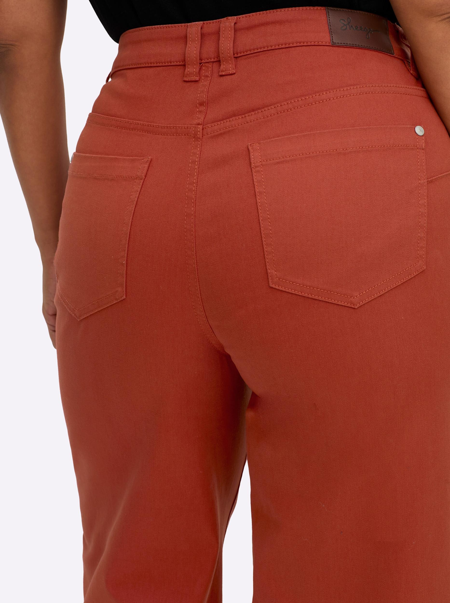 SHEEGO Kavbojke 'Ella' rjasto rdeča