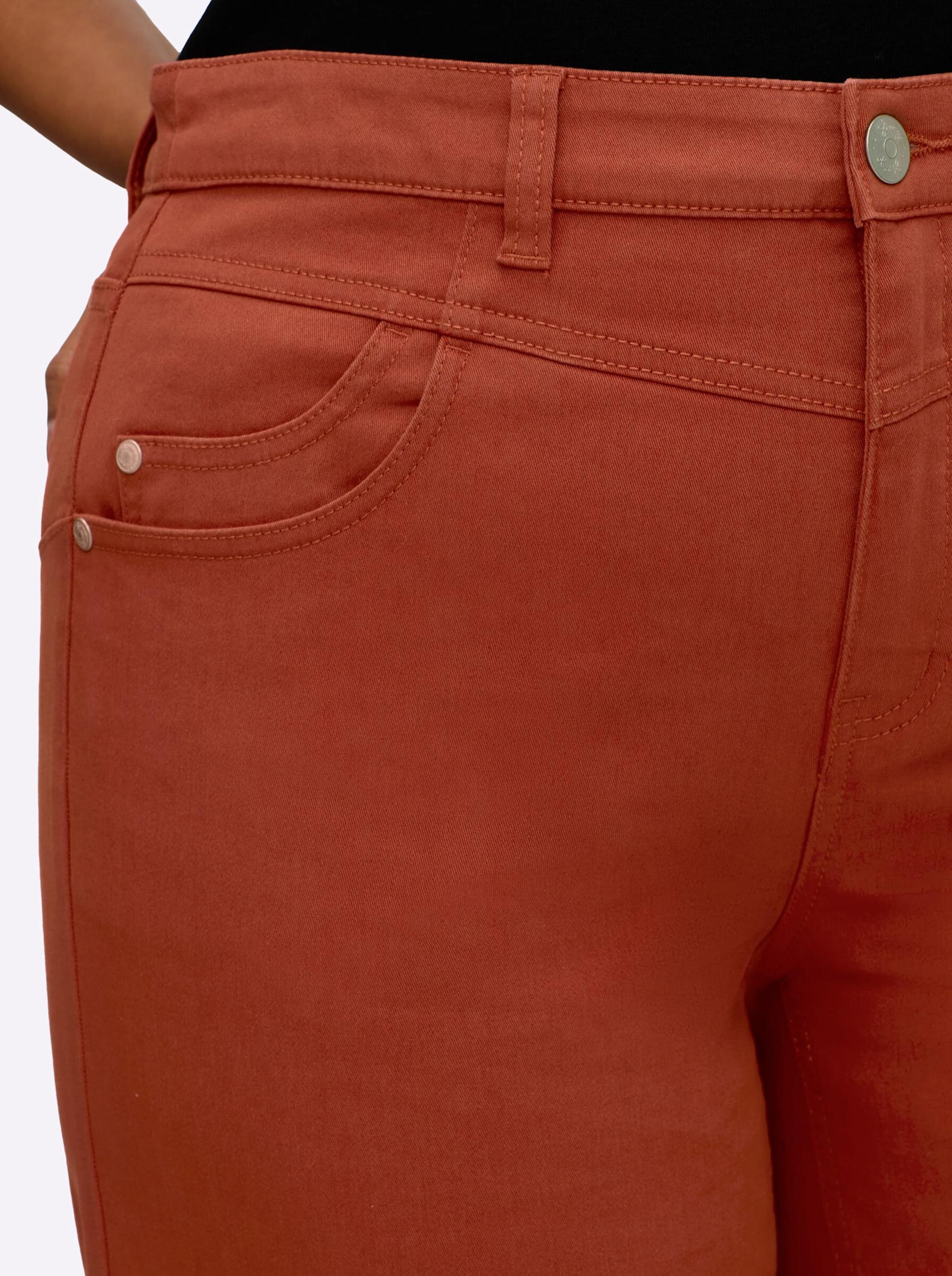 SHEEGO Kavbojke 'Ella' rjasto rdeča