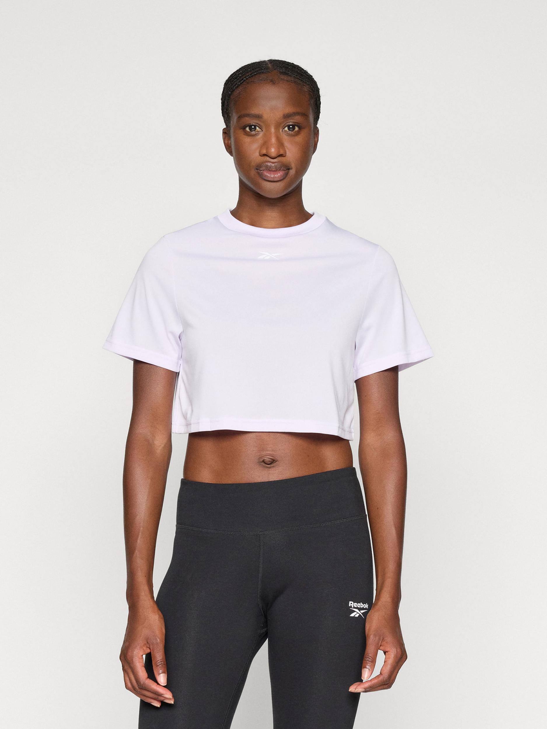 Reebok Funkcionalna majica 'MICHAELA' pastelno lila / bela